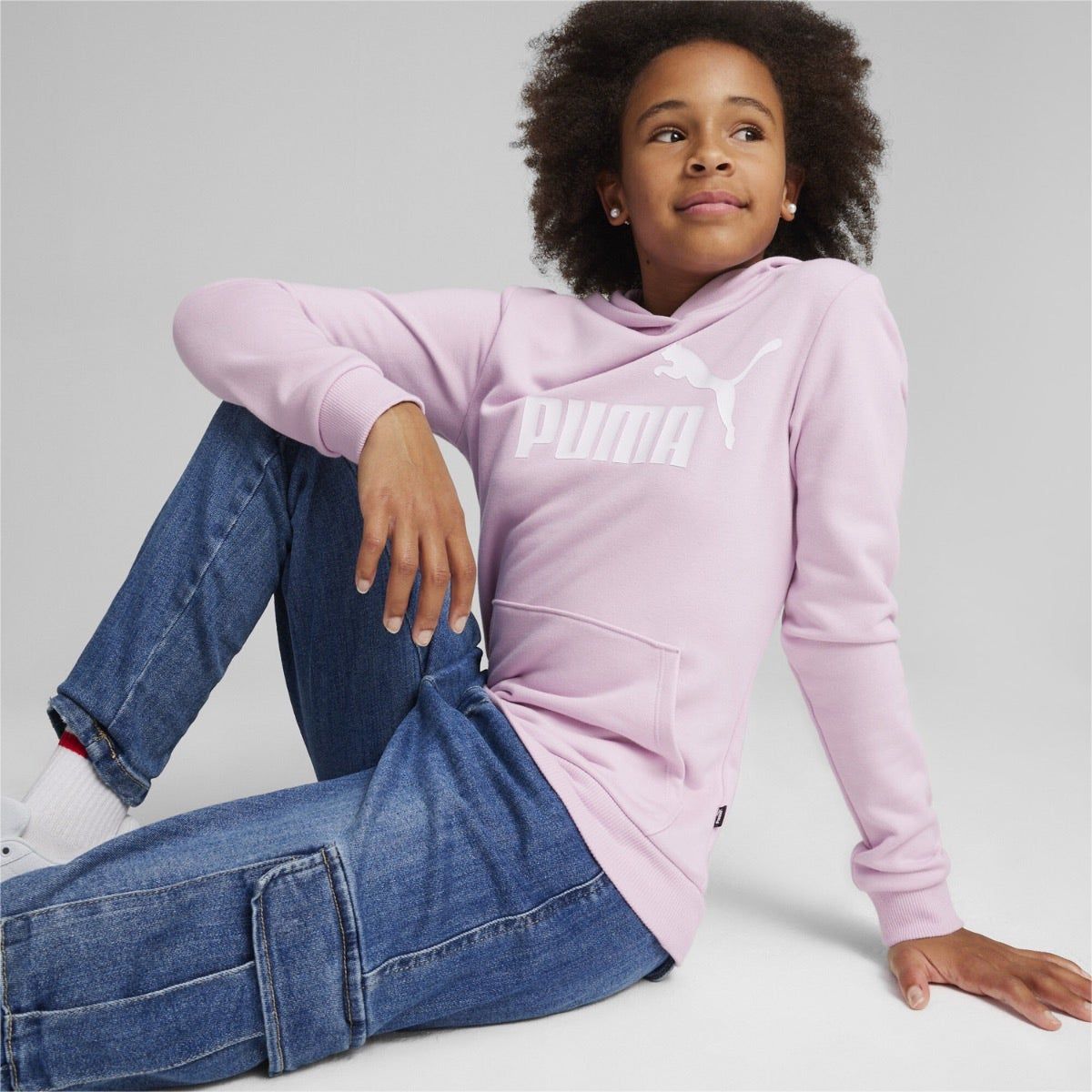PUMA Essentials Logo Hoodie Kids