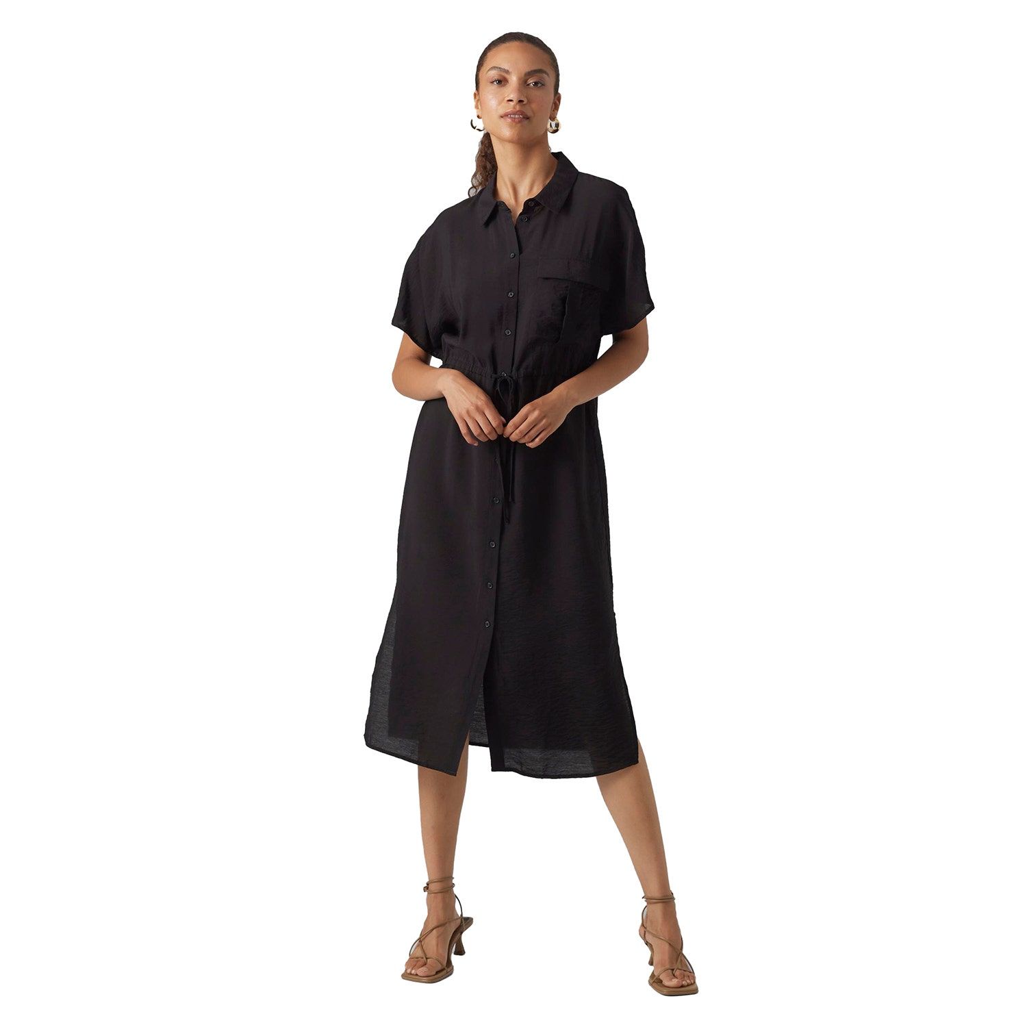Vero Moda Iris Shirt Calf Dress