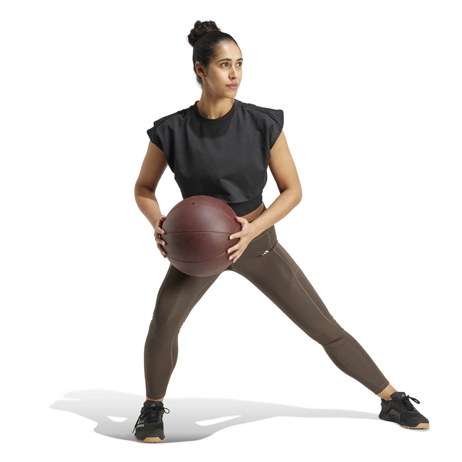 adidas Power Boxy French Terry 3-Stripes Tanktop