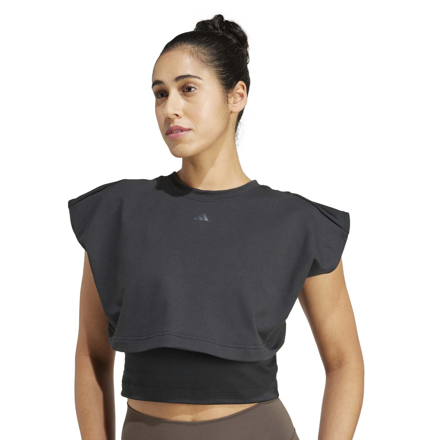 adidas Power Boxy French Terry 3-Stripes Tanktop