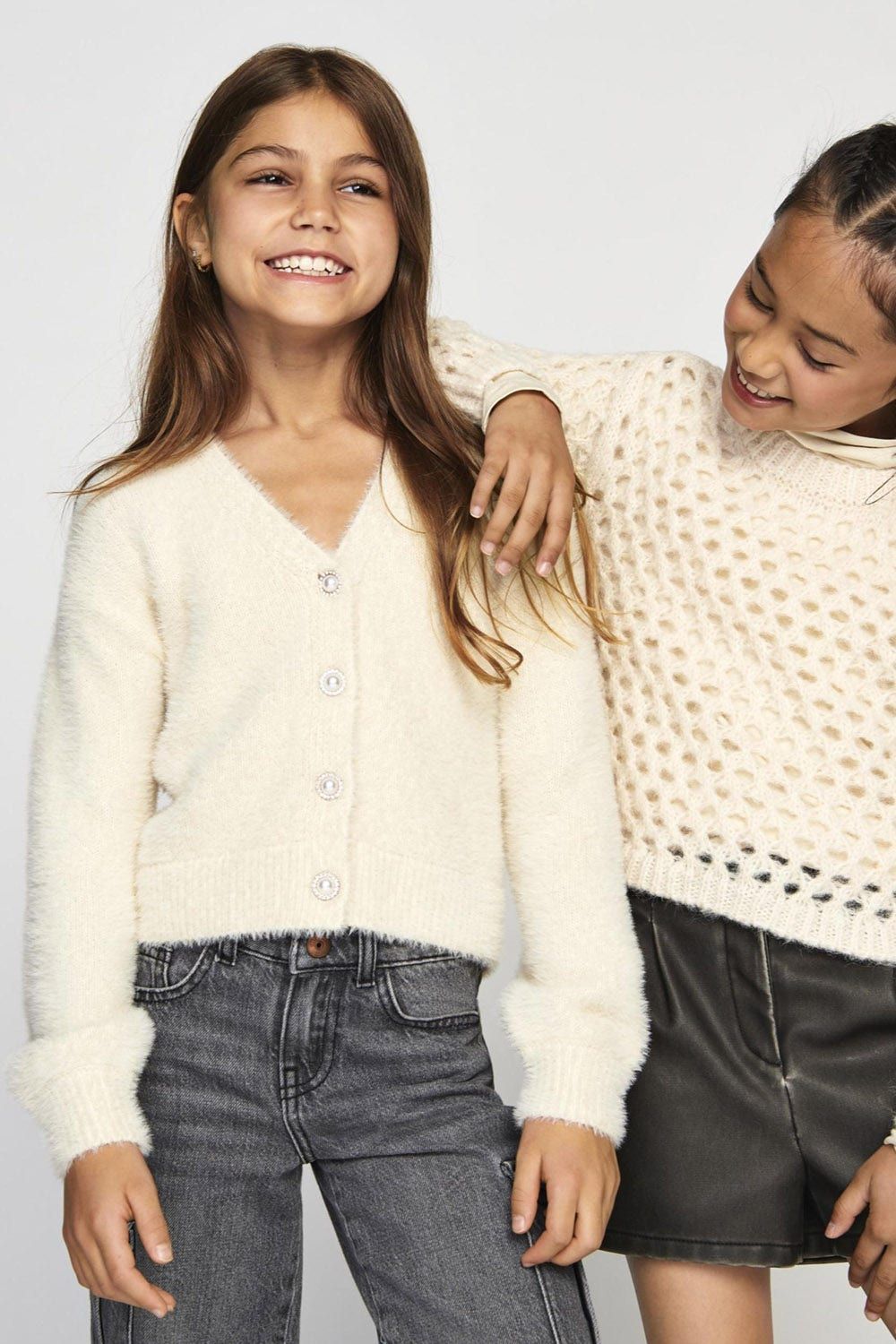 ONLY Kids Piumo Button Up Cardigan