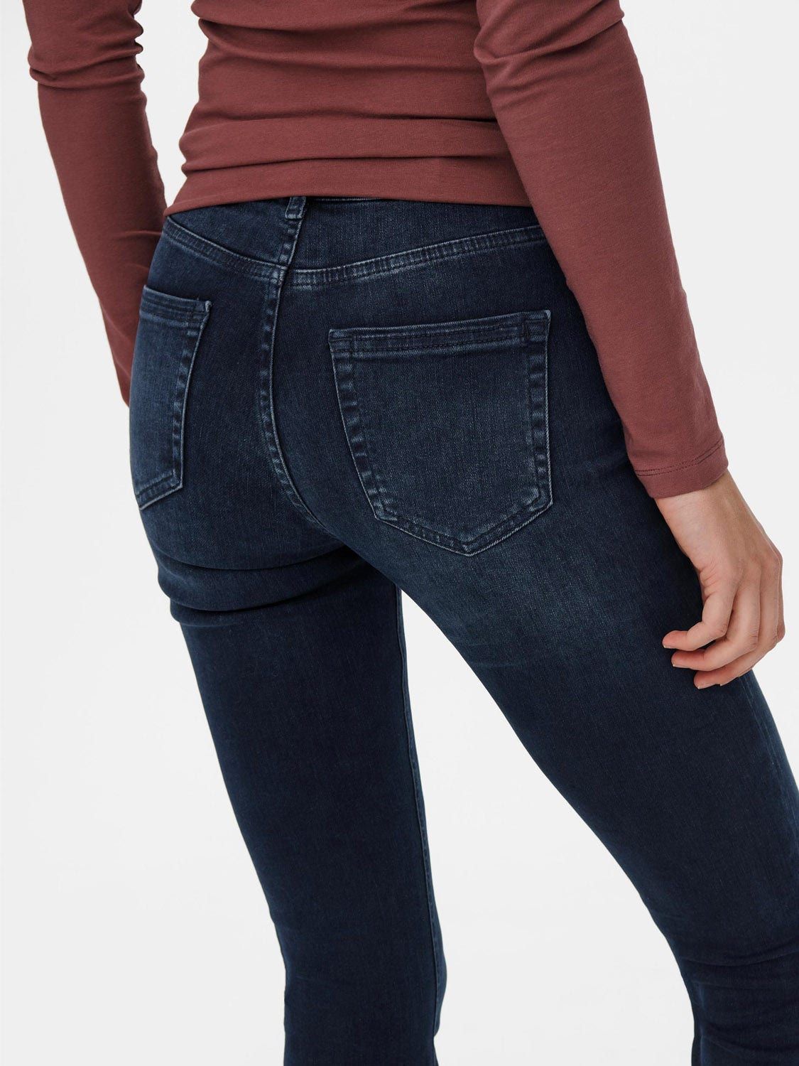ONLY Blush Mid Flared Denim