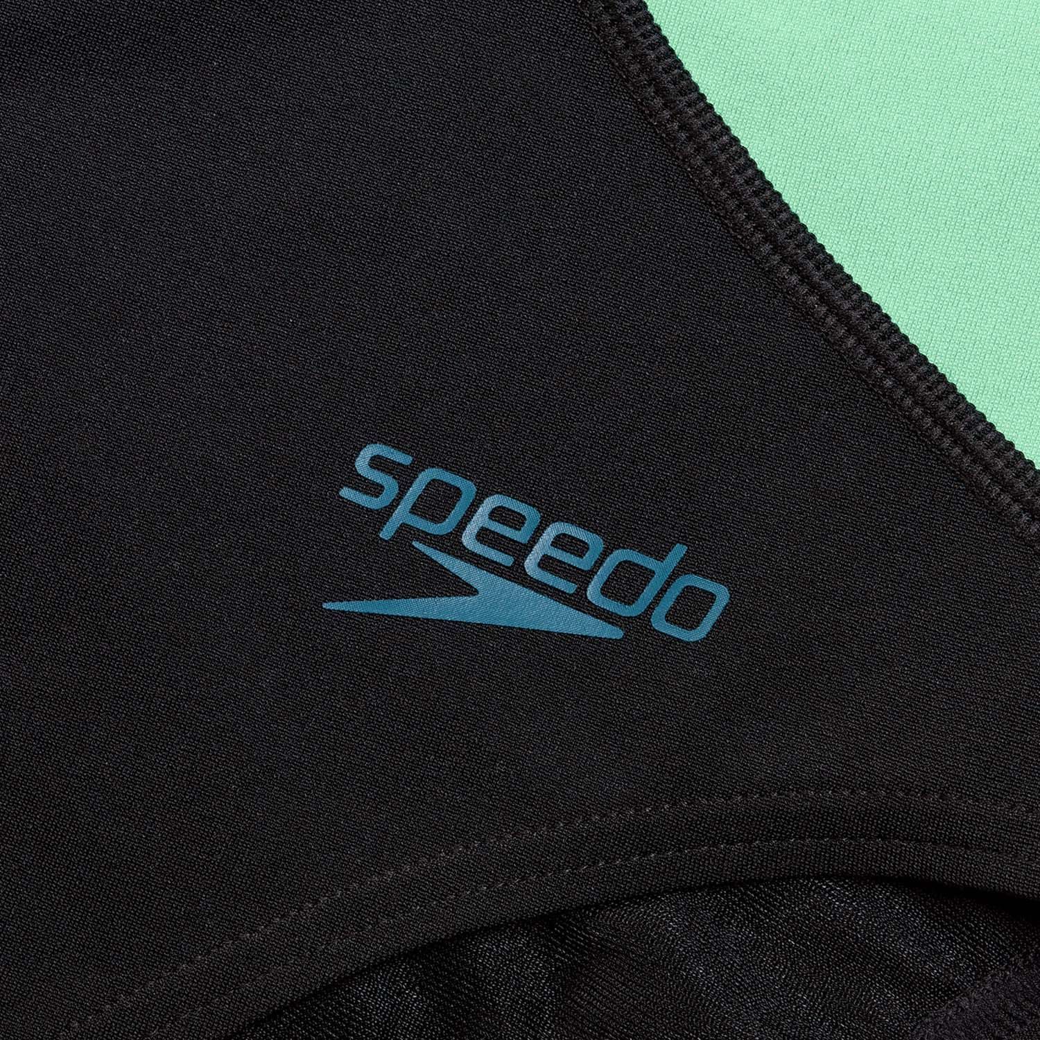 Speedo Eco+ Womens Colourblock Highneck Crossback
