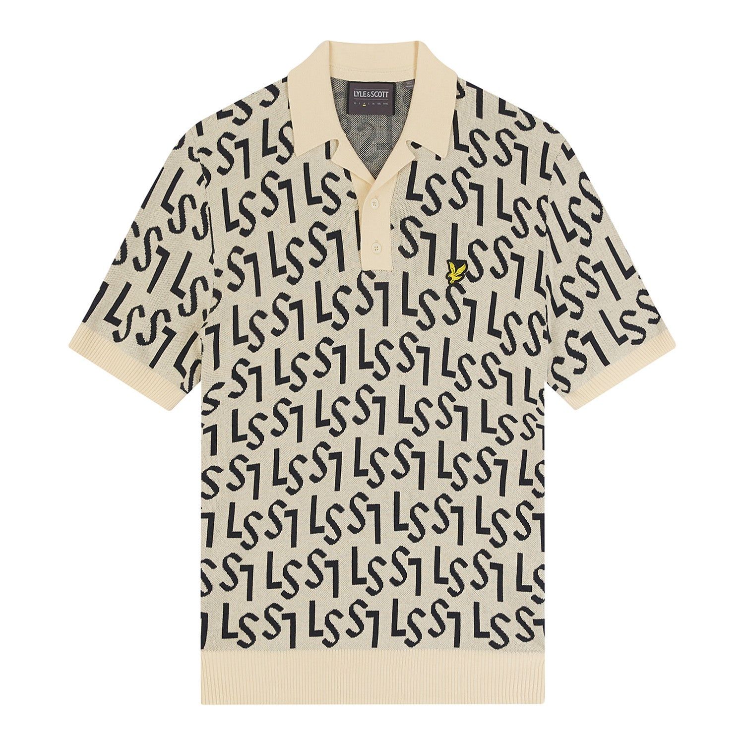 Lyle & Scott Golf Monogram Knitted Polo