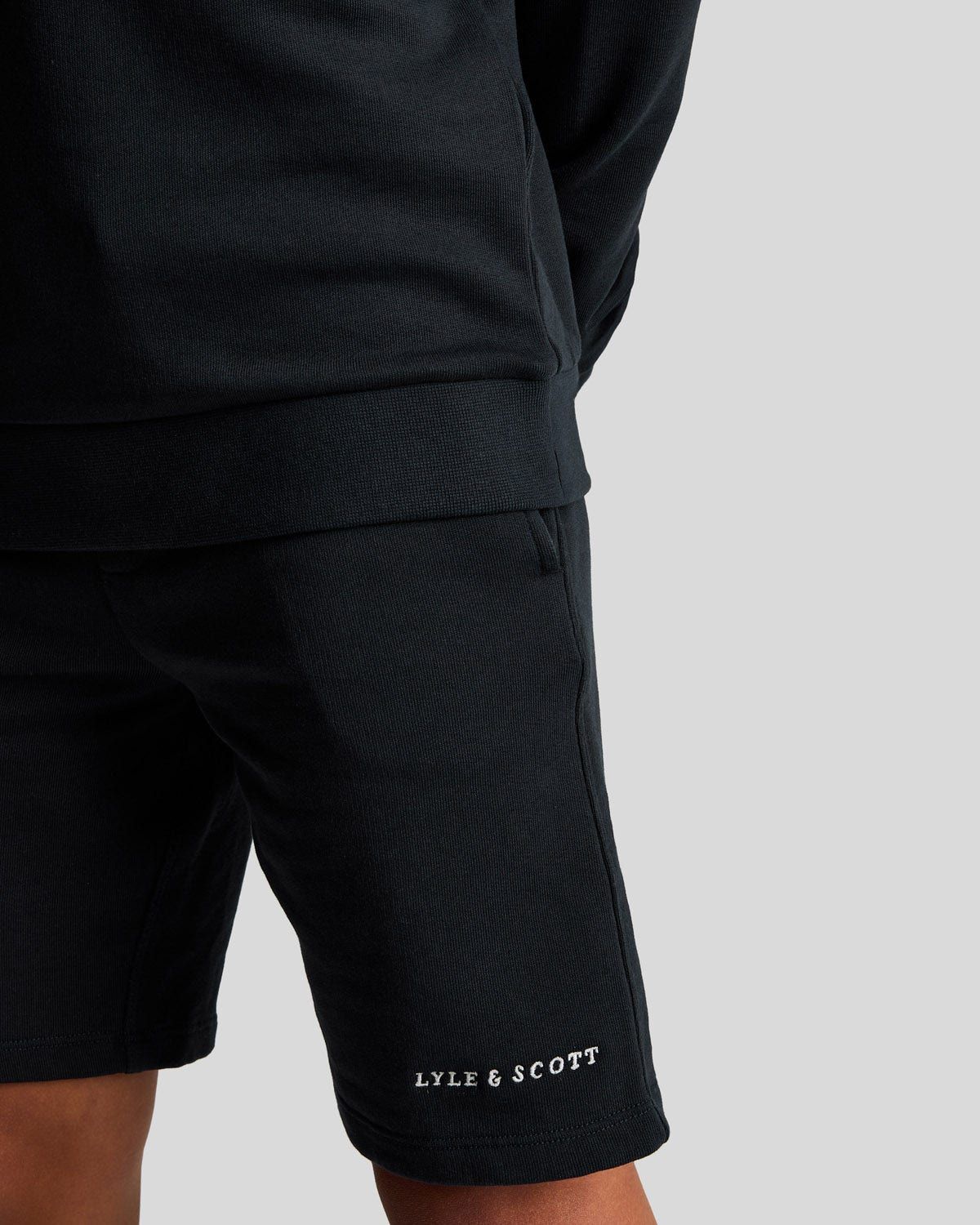 Lyle & Scott Script Embroidered Sweat Short Kids