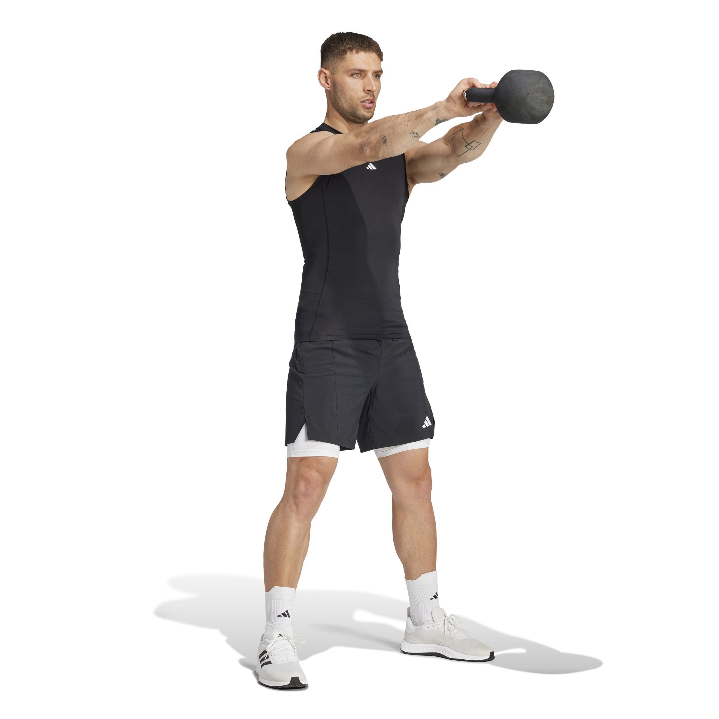 adidas TECHFIT Compression Training Mouwloos Shirt
