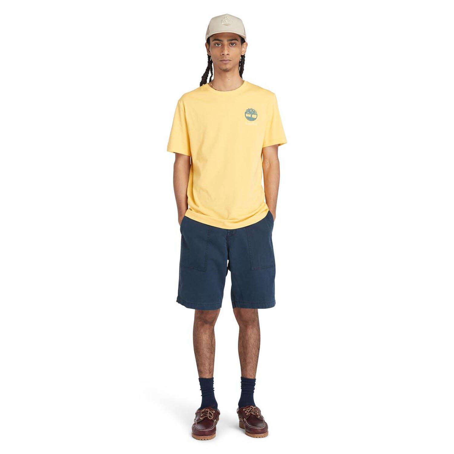 Timberland Washed Canvas Stretch Fatigue Short