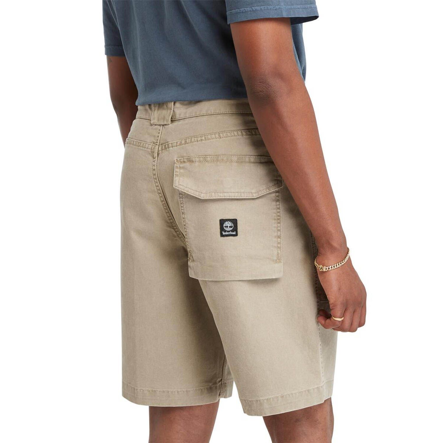 Timberland Washed Canvas Stretch Fatigue Short