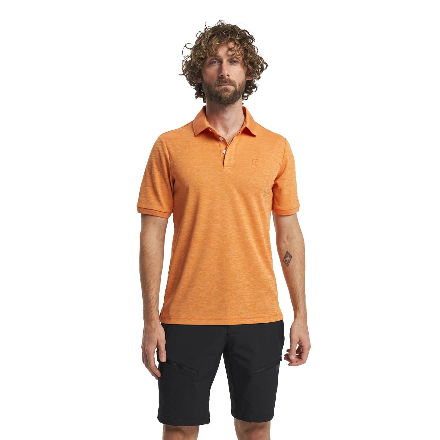 Tenson TXlite Melange Polo Heren