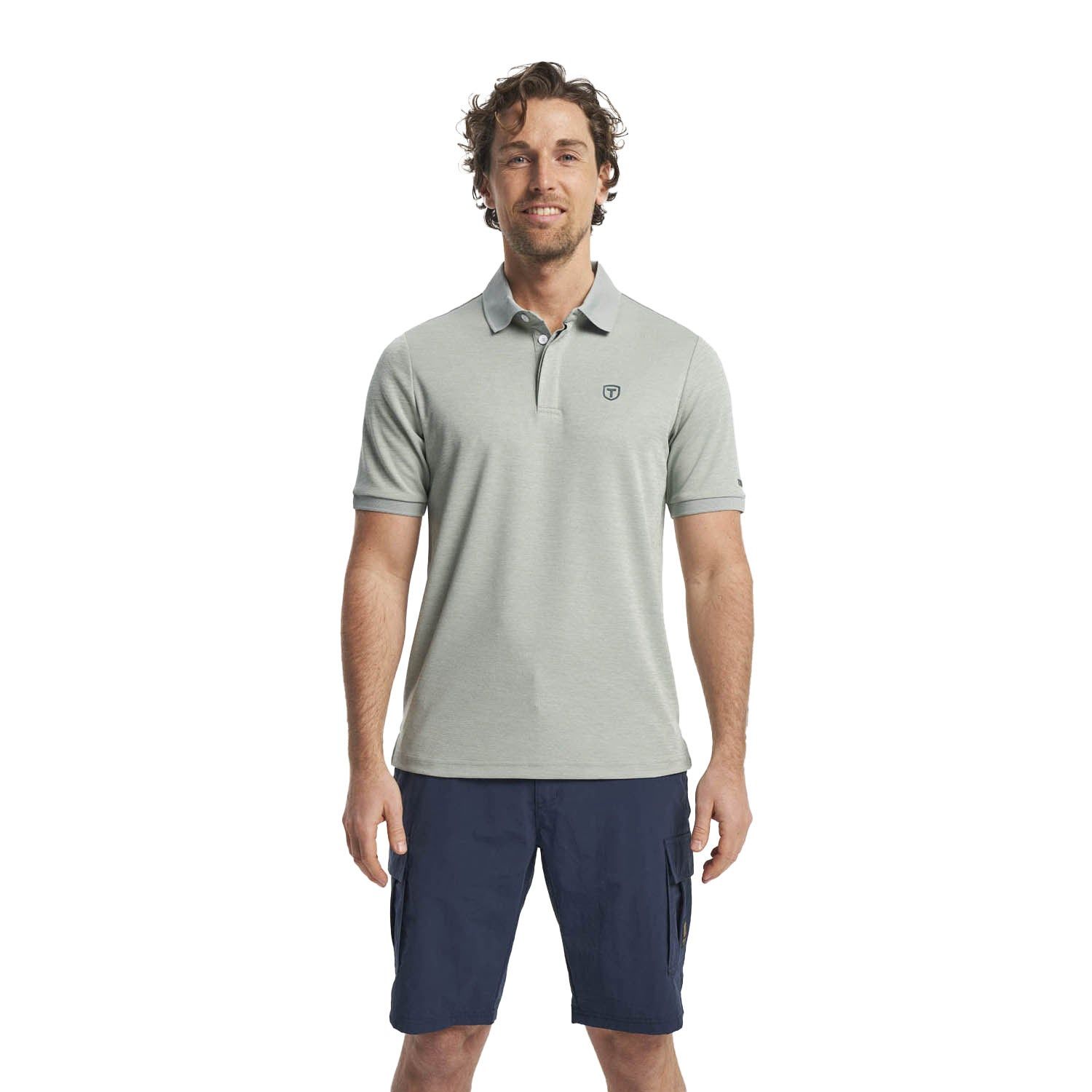 Tenson TXlite Melange Polo Heren