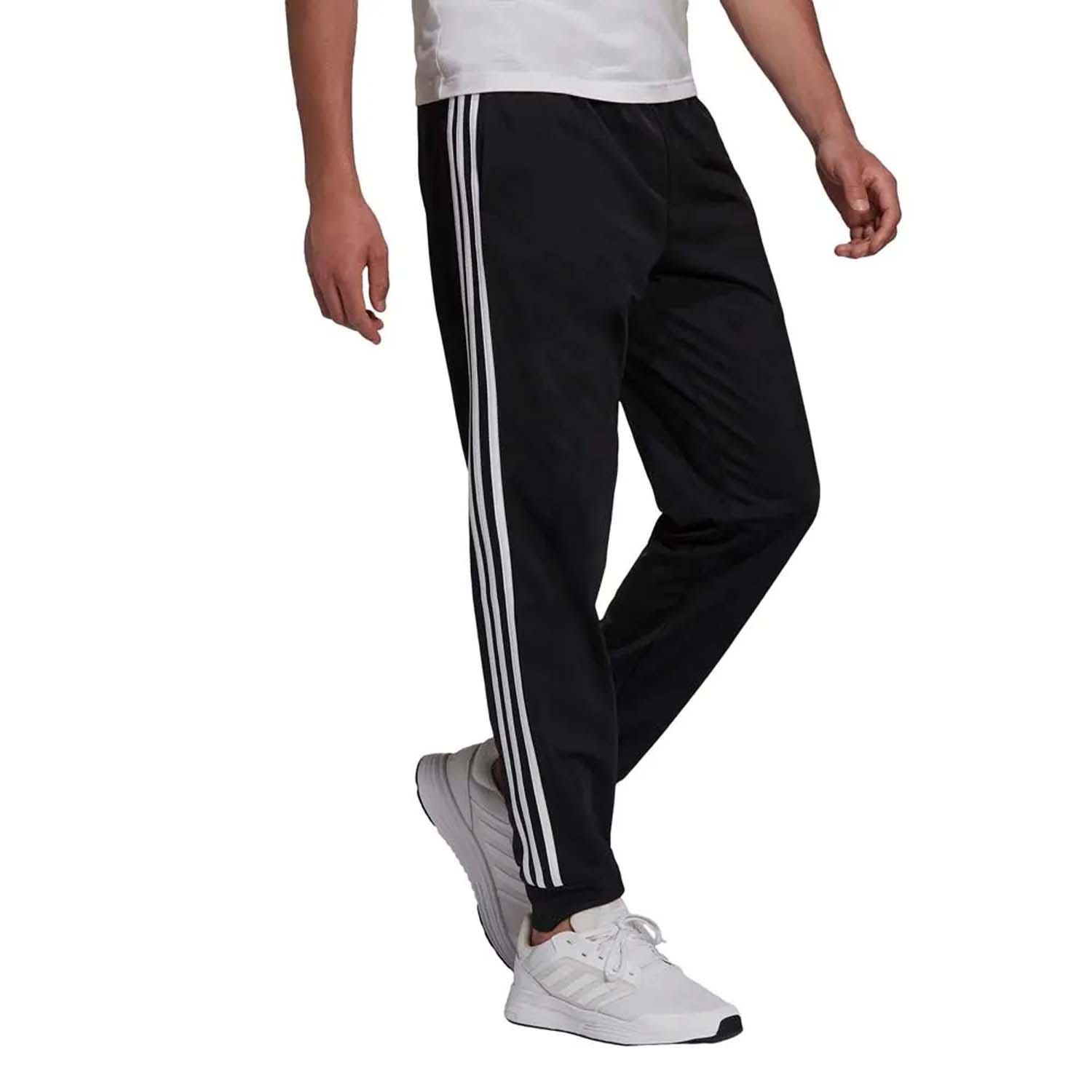 adidas Essentials Warm-Up Tapered 3-Stripes Track Pants
