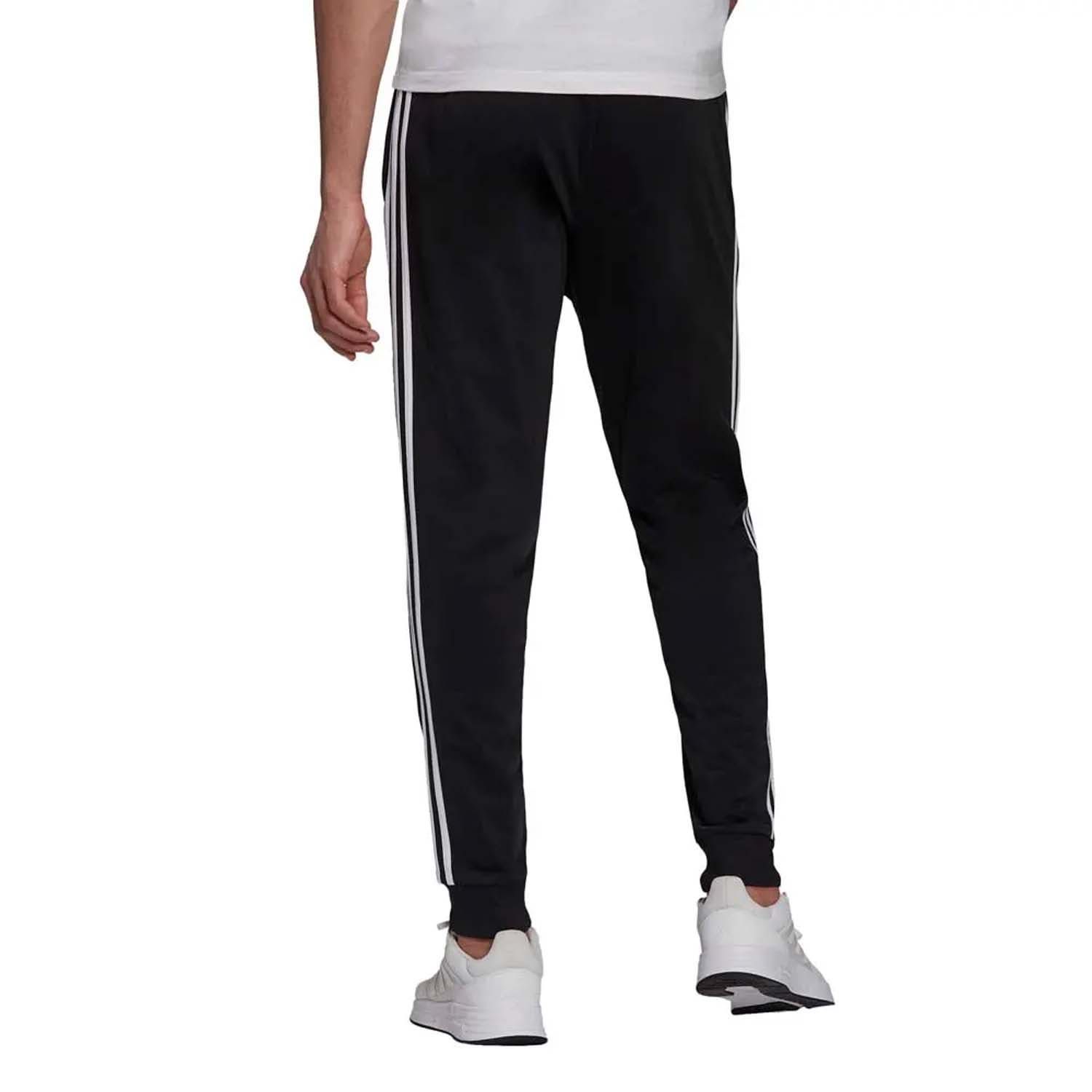 adidas Essentials Warm-Up Tapered 3-Stripes Track Pants