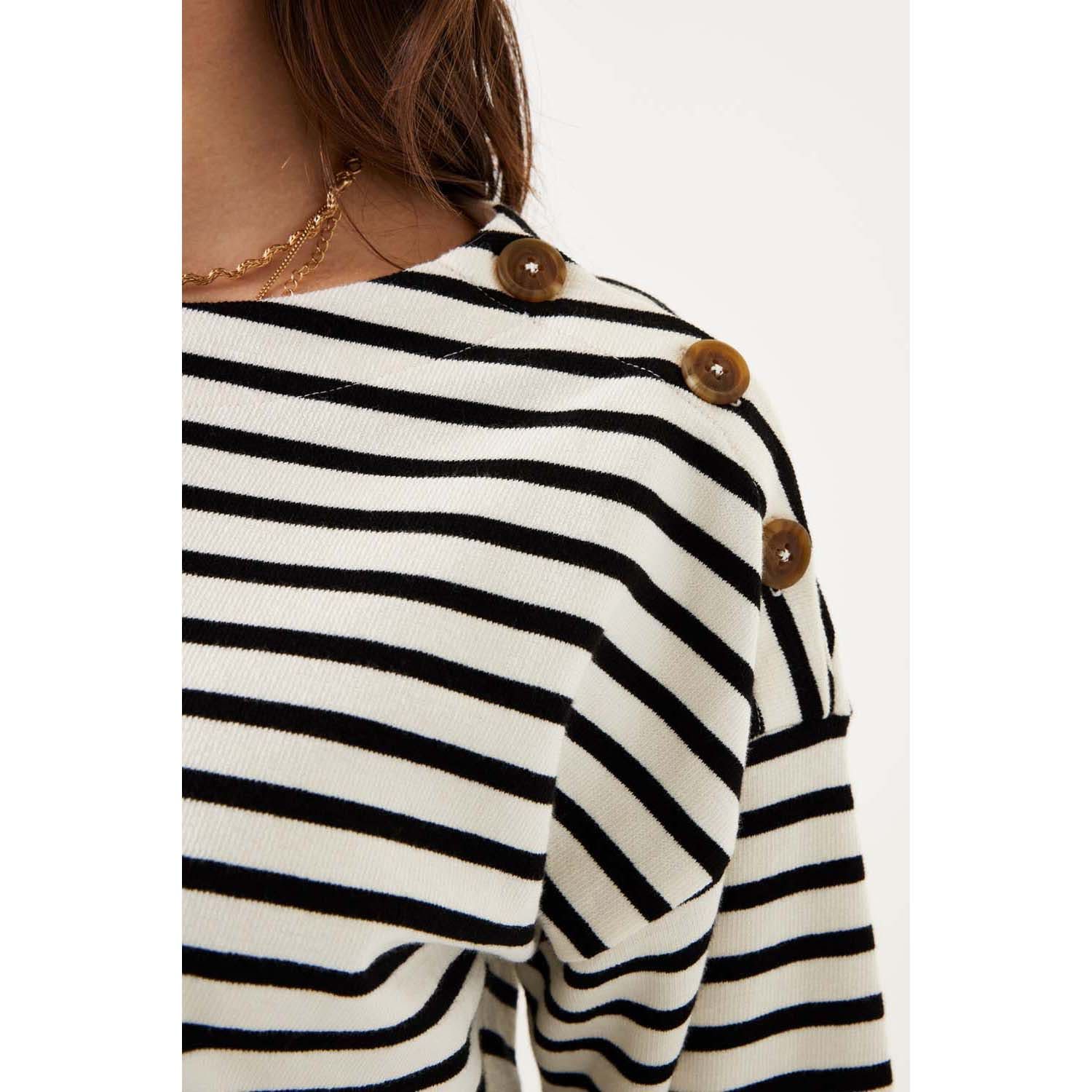 Garcia Gestreepte Sweater