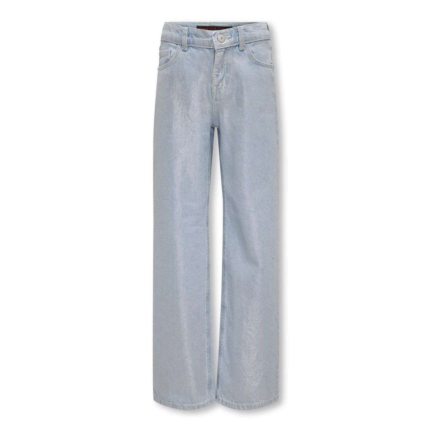ONLY Kids Wide Silver Denim Jeans
