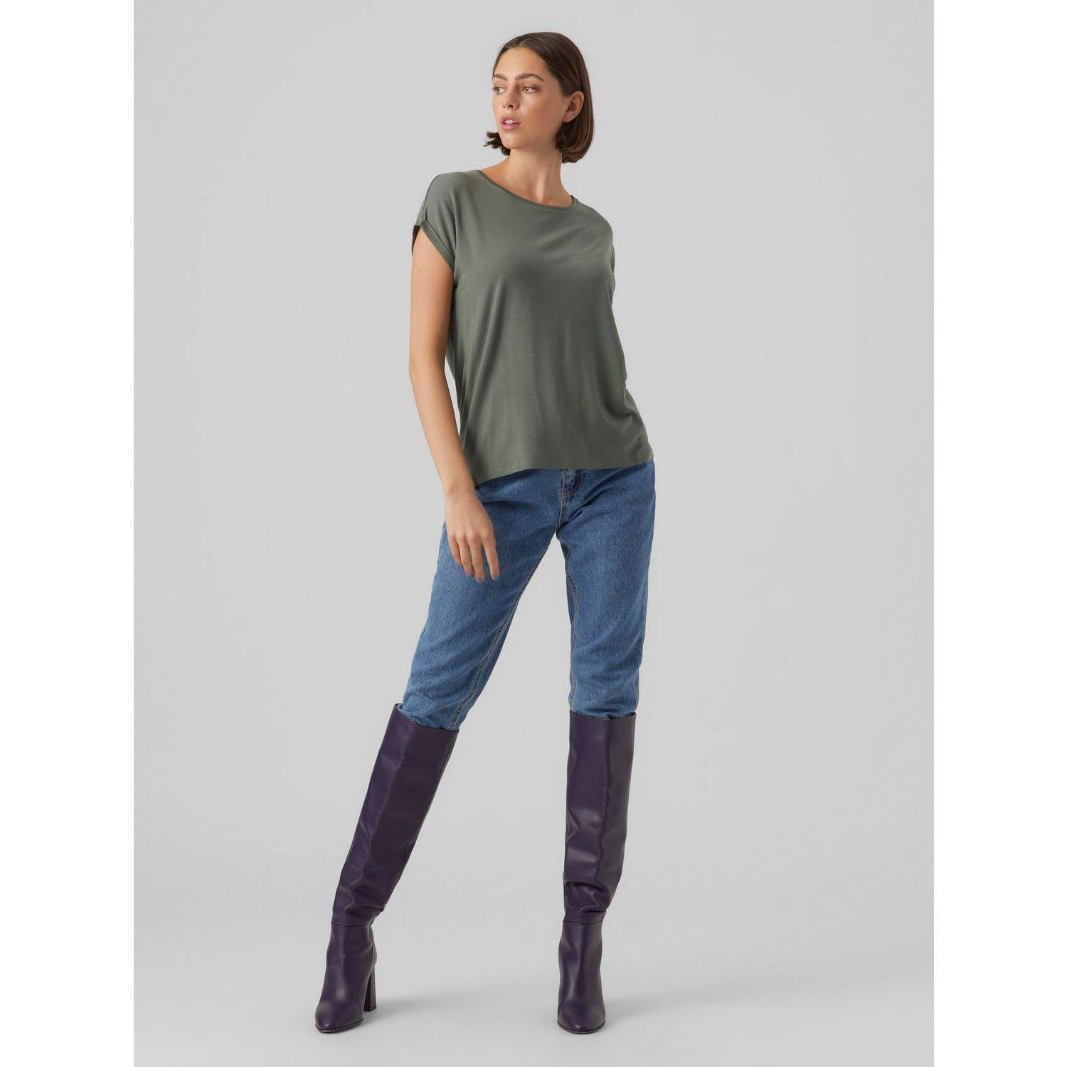 Vero Moda Ava Plan Short Sleeve Top