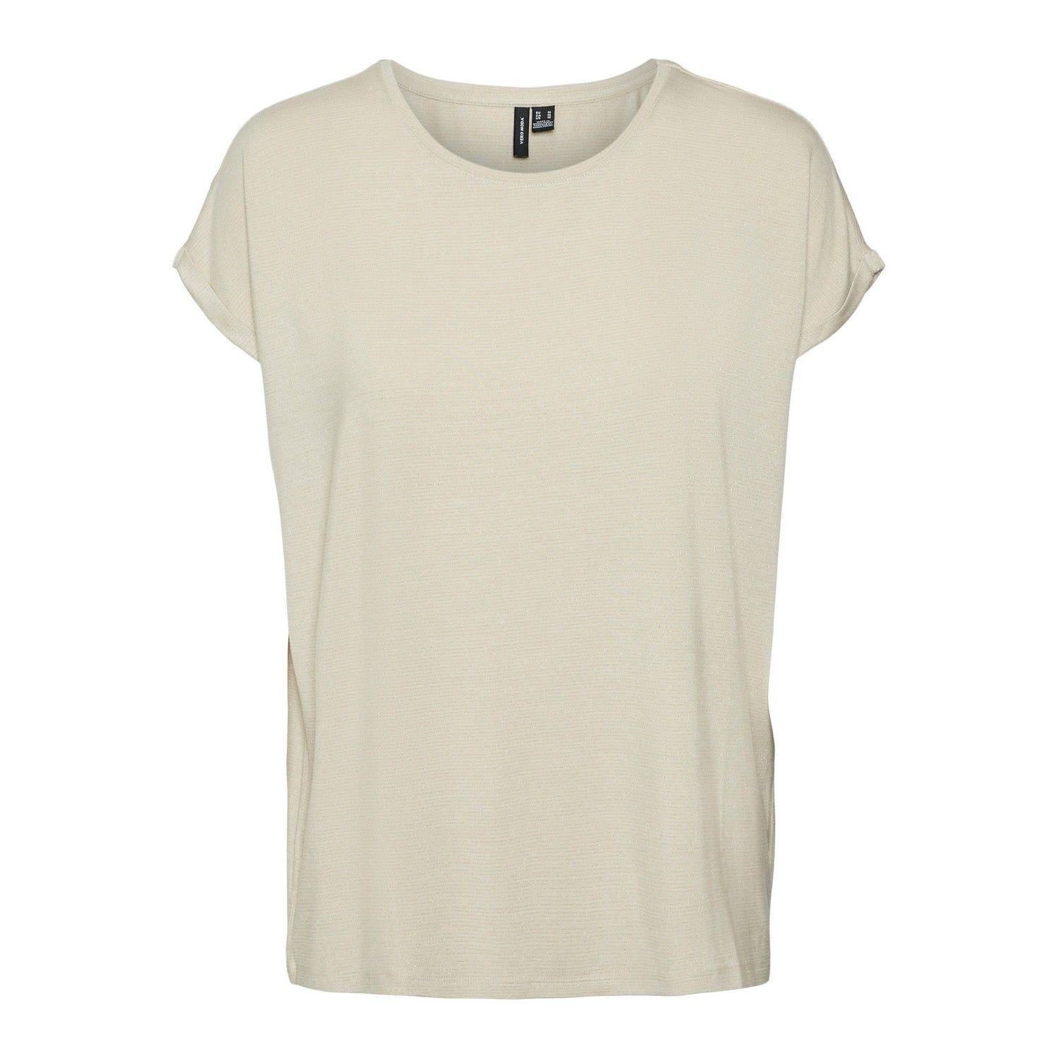 Vero Moda Lava Glitter Short Sleeve Top Stripe
