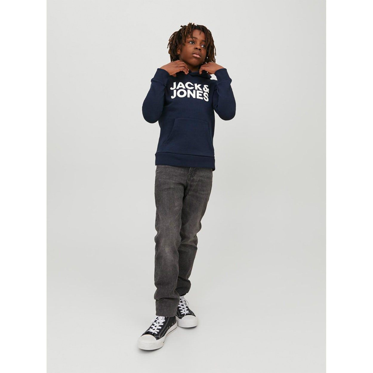 Jack & Jones Kids Corp Logo Sweater Hoodie Kids