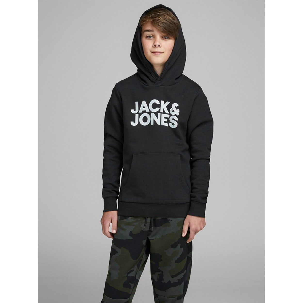 Jack & Jones Kids Corp Logo Sweater Hoodie Kids