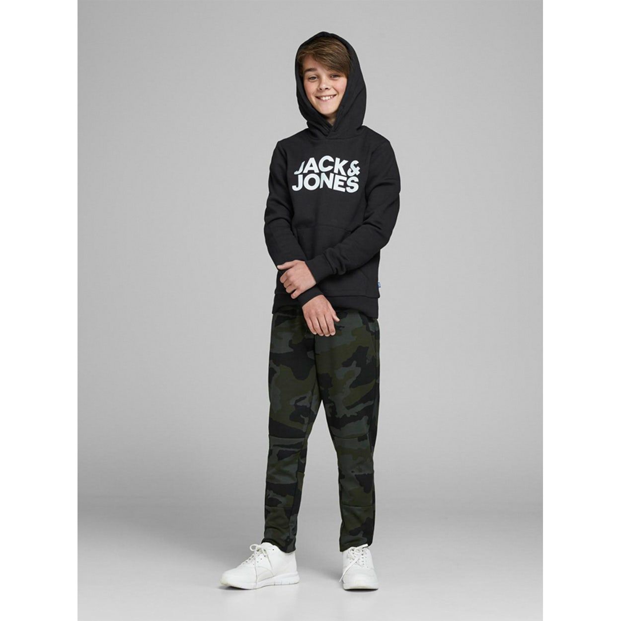 Jack & Jones Kids Corp Logo Sweater Hoodie Kids