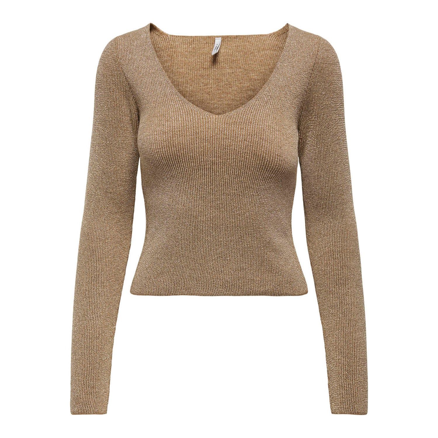 ONLY Ninna Long Sleeve Glitter Reversible Knitwear