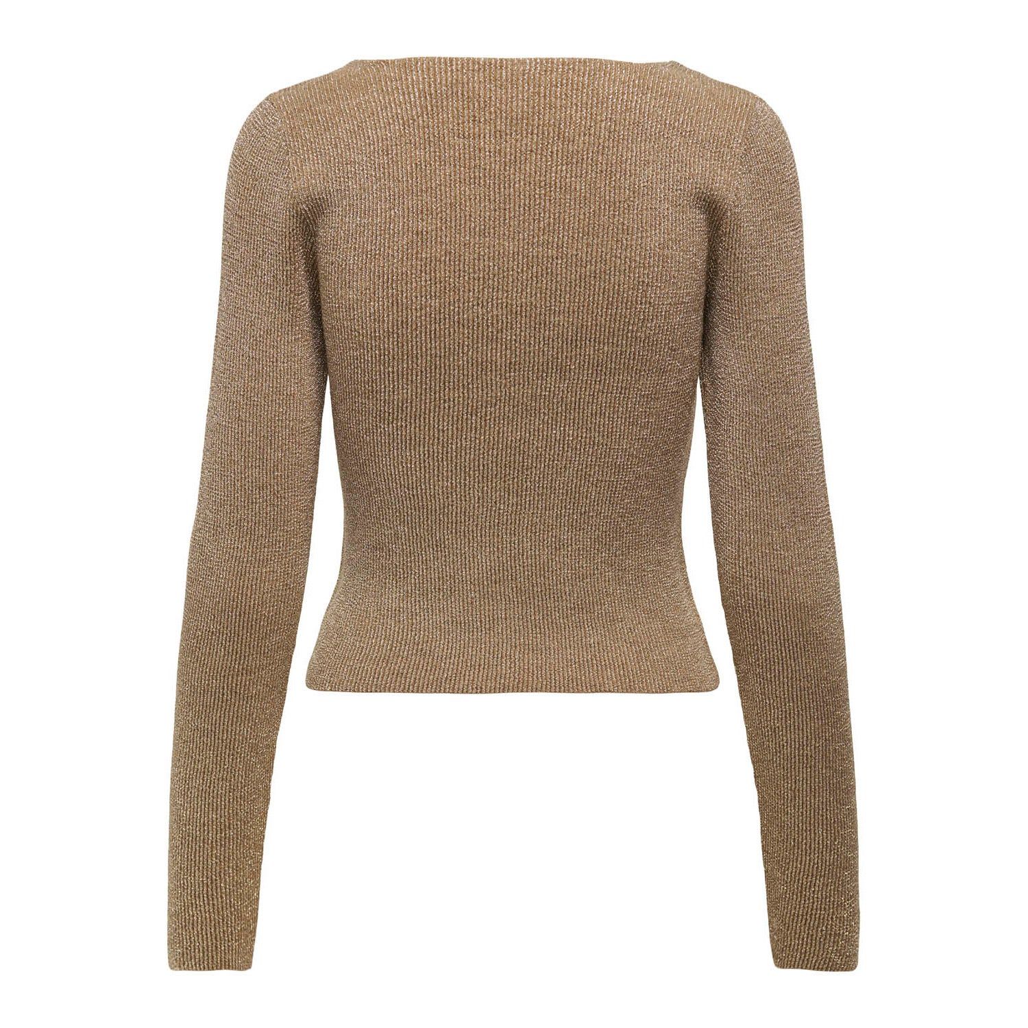 ONLY Ninna Long Sleeve Glitter Reversible Knitwear
