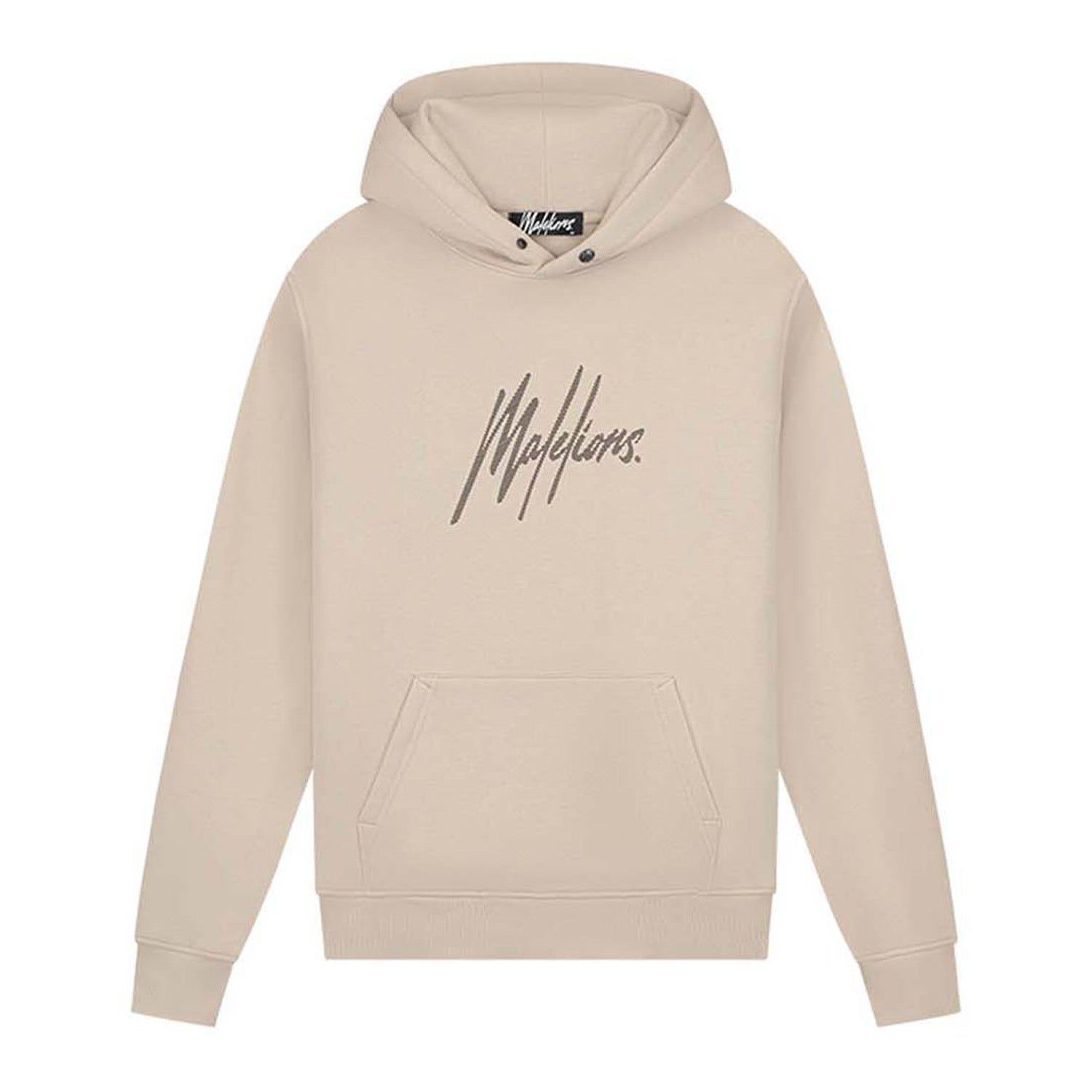 Malelions Striped Signature Hoodie
