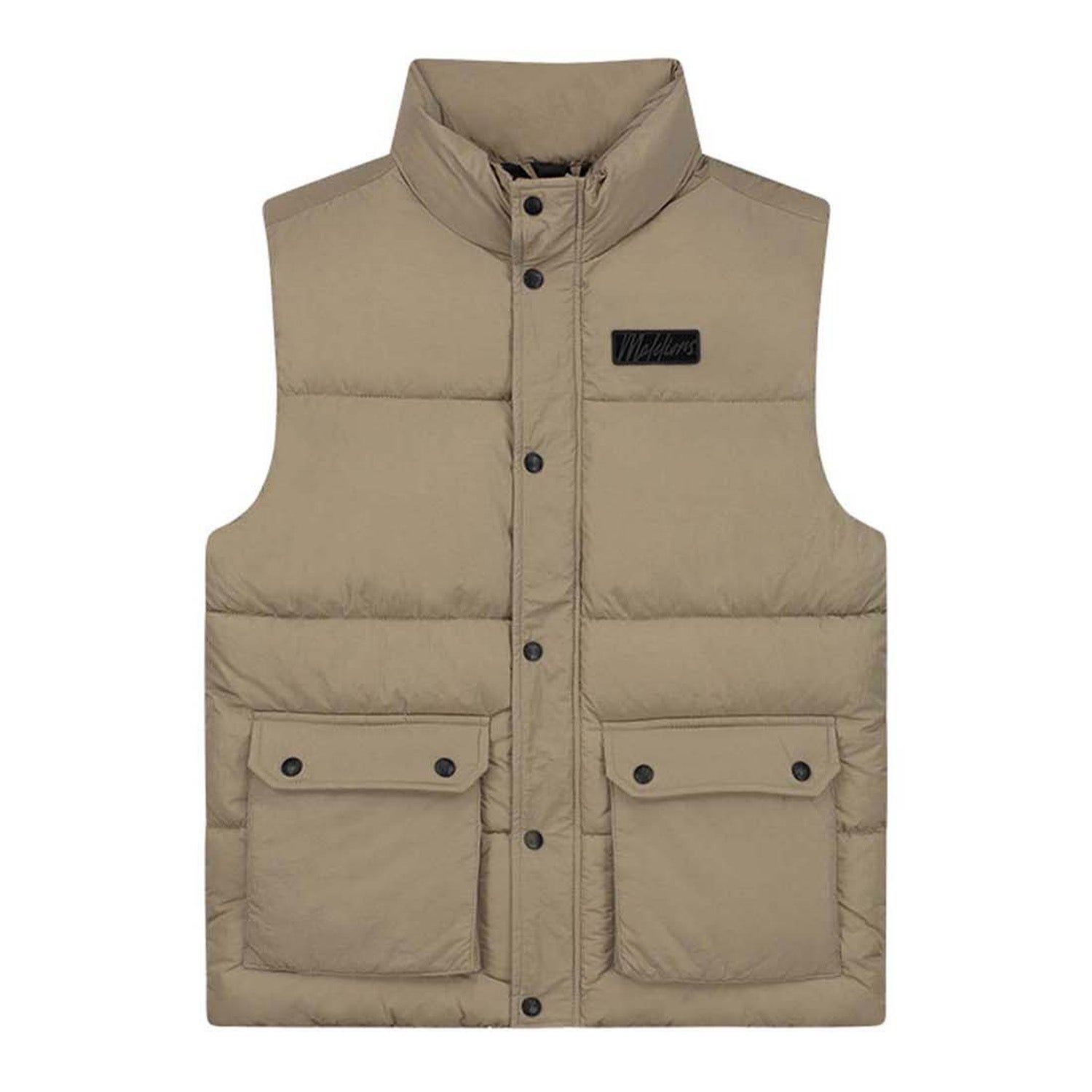 Malelions Crinkle Padded Vest