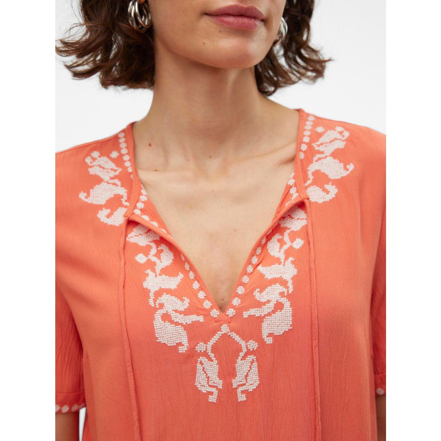 Vero Moda Svella Short Sleeve V-Neck Top