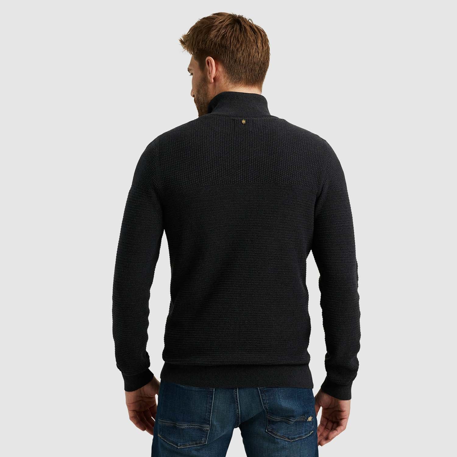 PME Legend Half zip collar cotton mouline