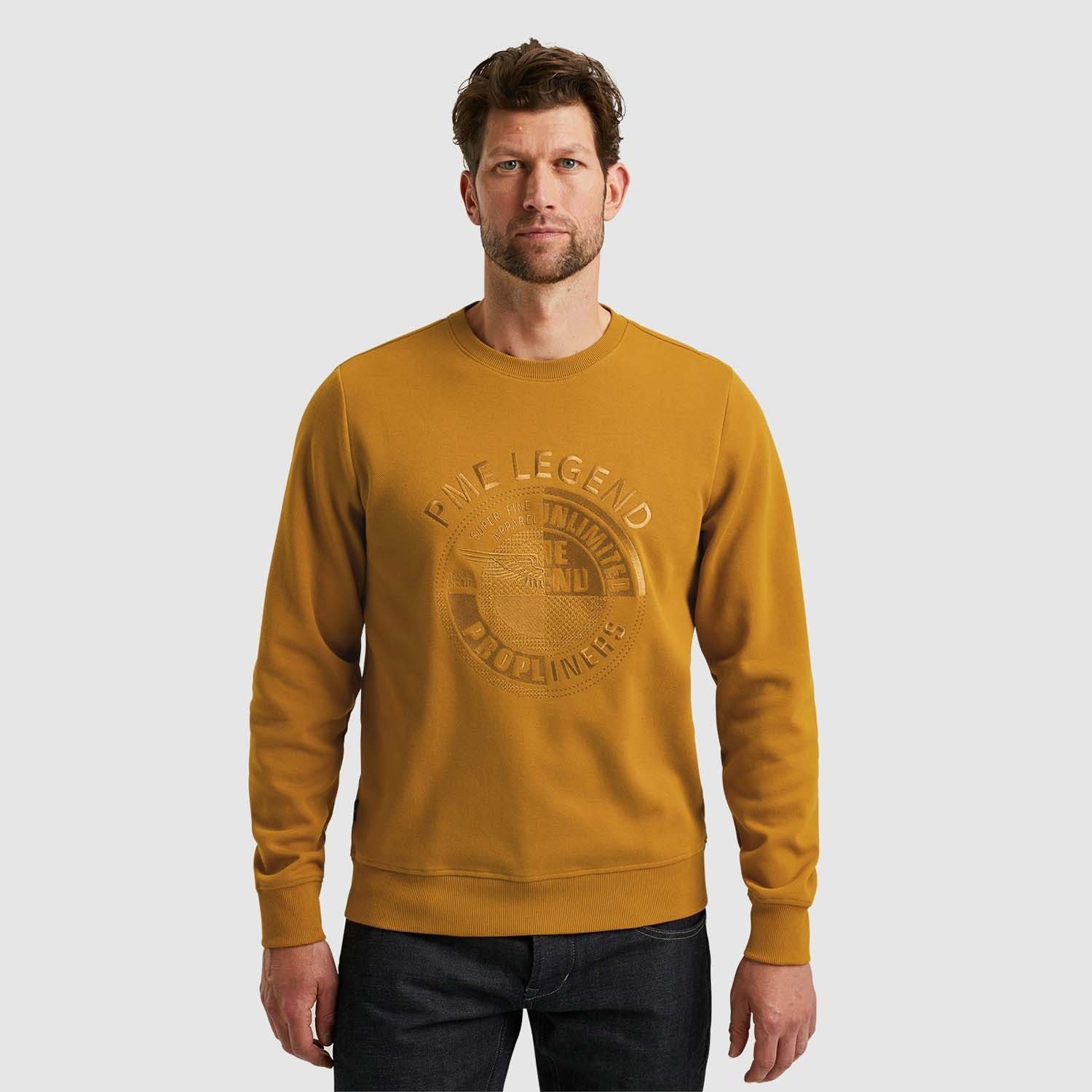 PME Legend Crewneck Pique Double Face Sweat