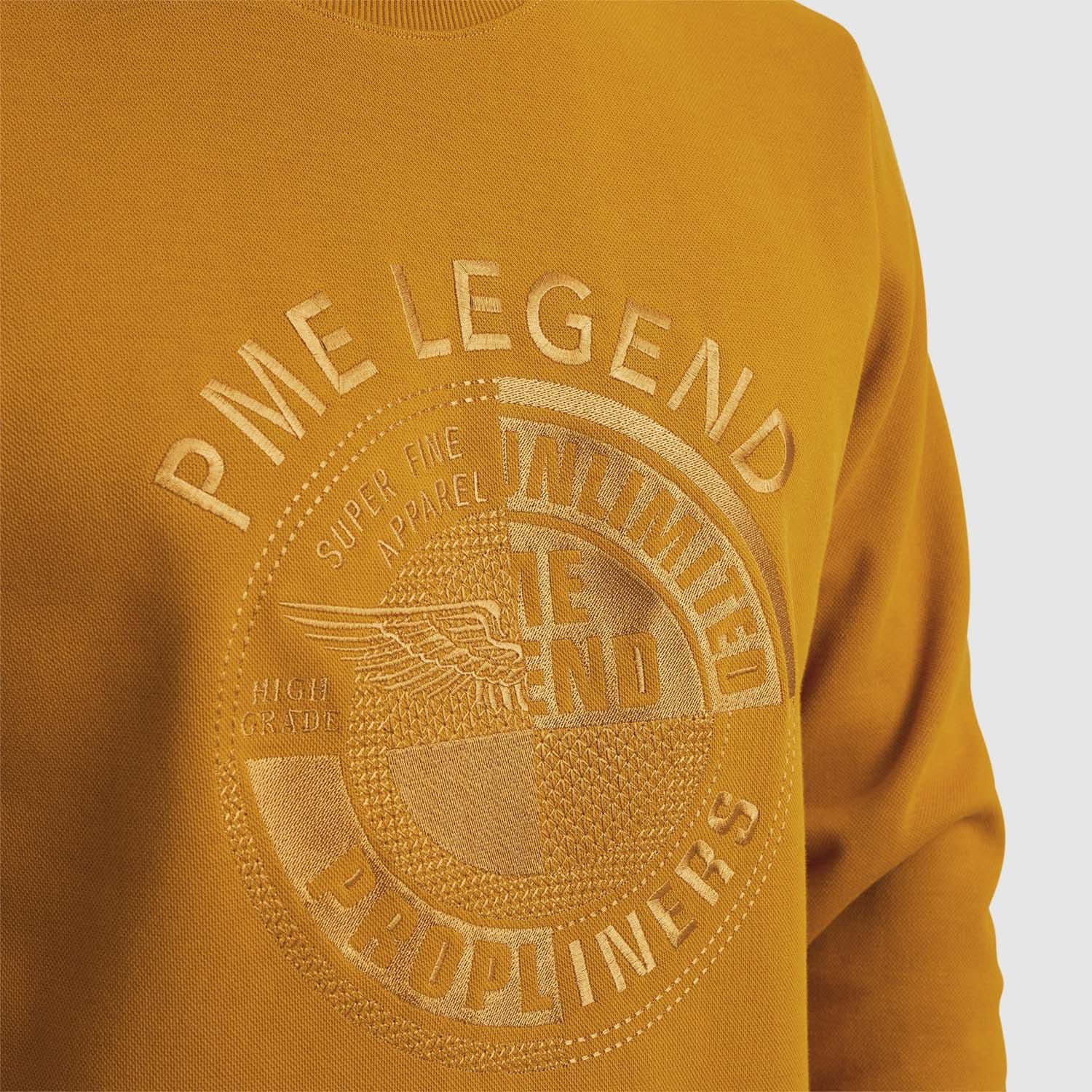 PME Legend Crewneck Pique Double Face Sweat