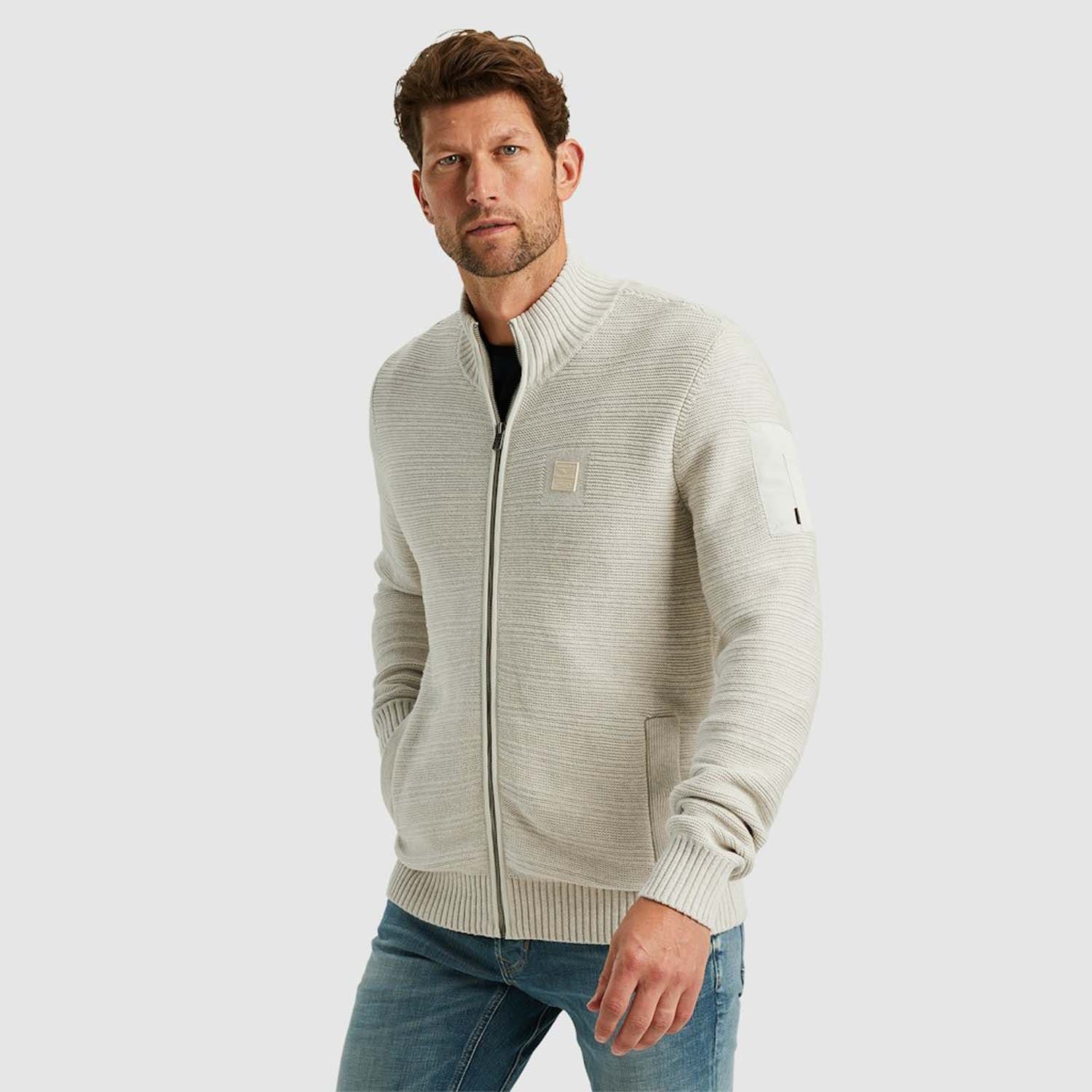 PME Legend Zip Jacket Cotton Structure Knit