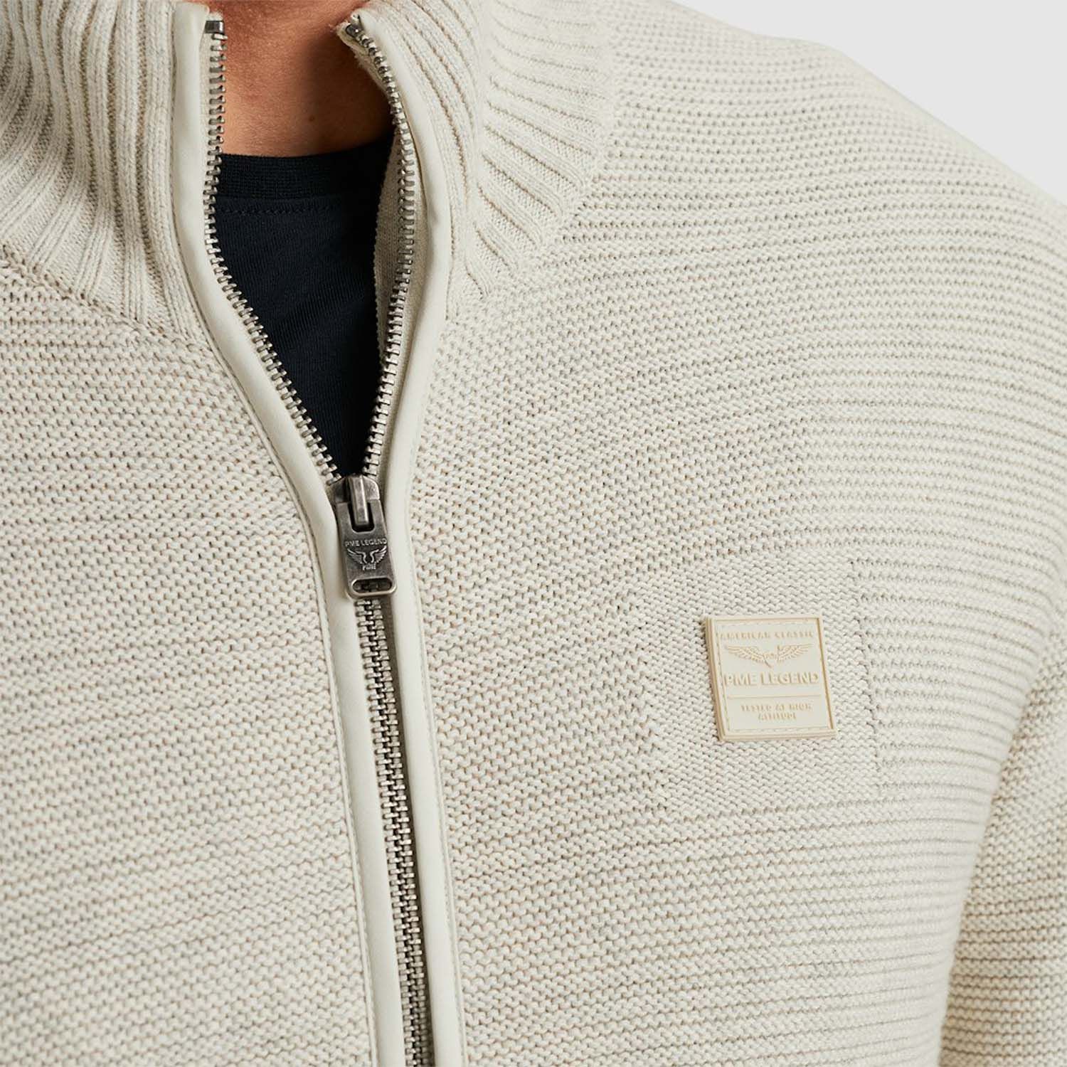 PME Legend Zip Jacket Cotton Structure Knit