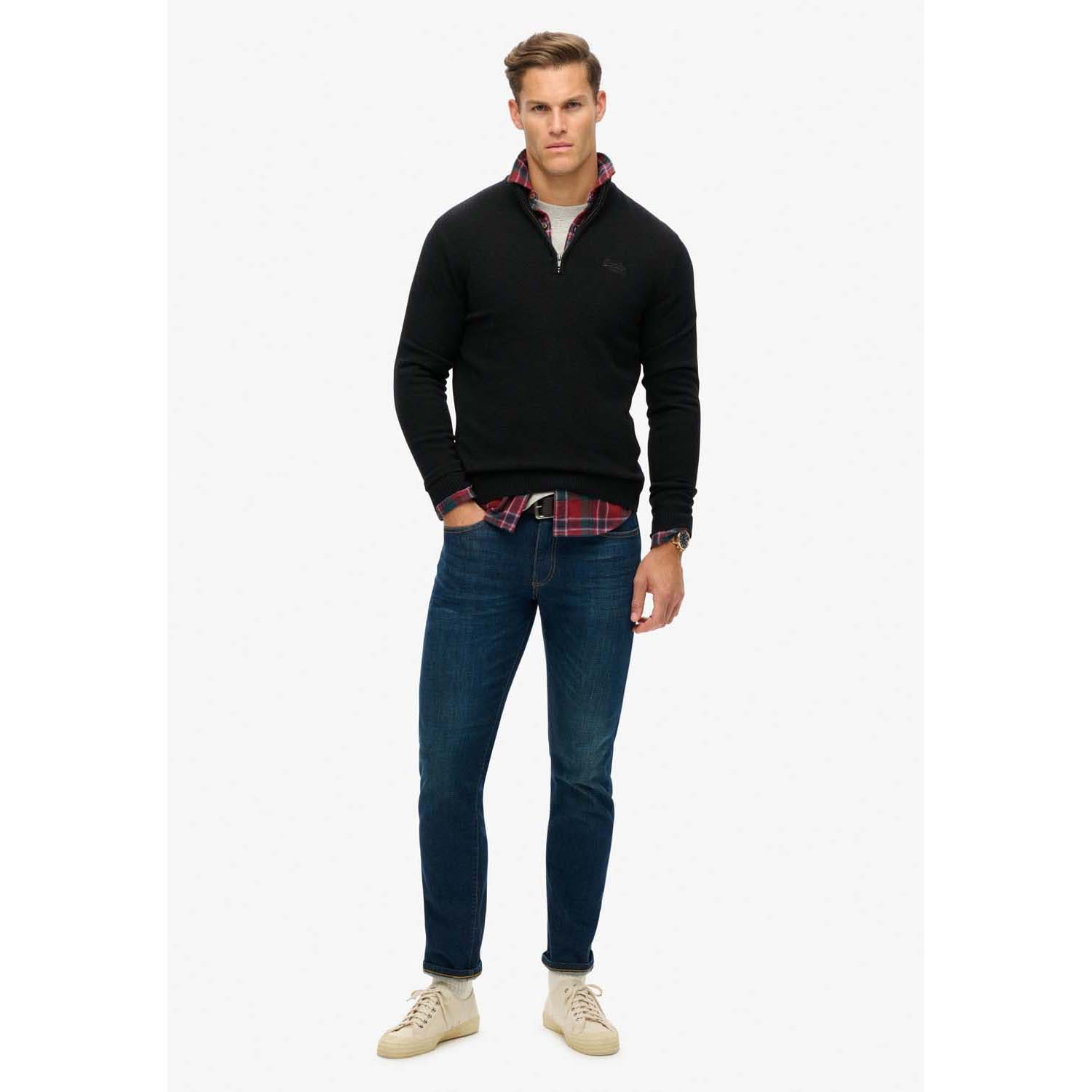 Superdry Essential Emb Knit Half Zip