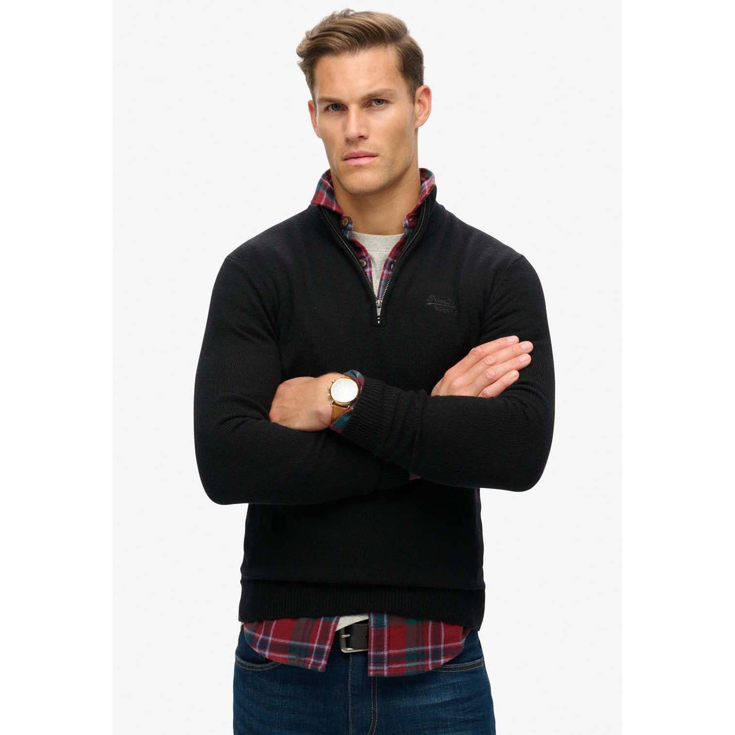 Superdry Essential Emb Knit Half Zip