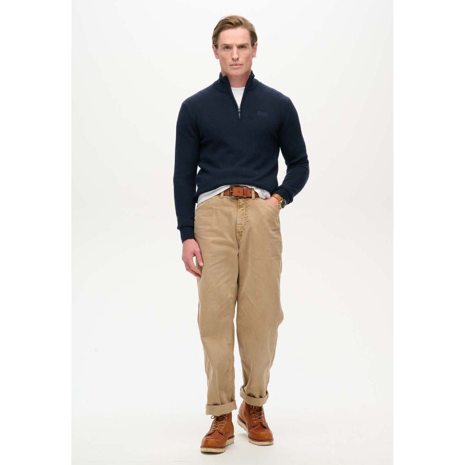 Superdry Essential Emb Knit Half Zip