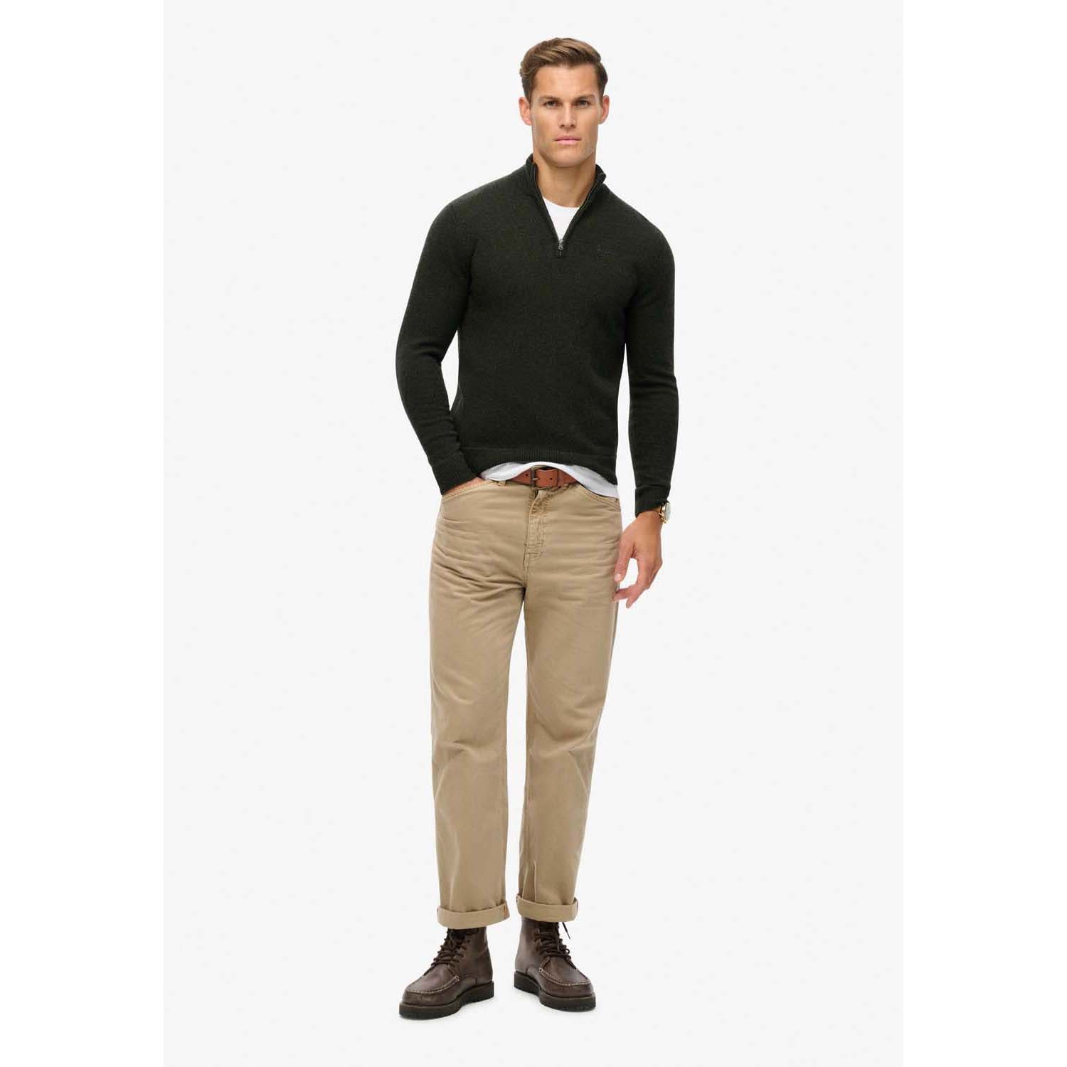 Superdry Essential Emb Knit Half Zip