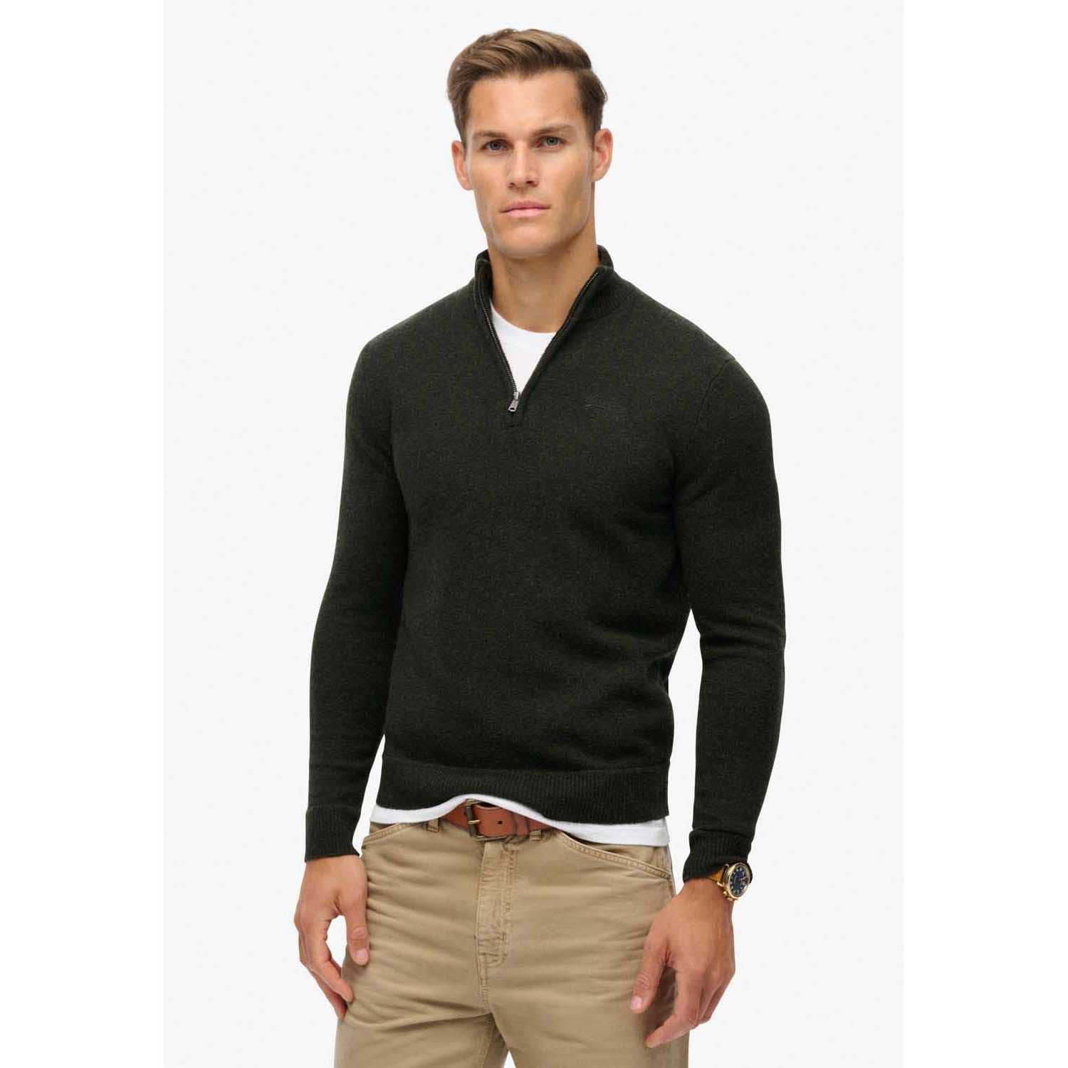 Superdry Essential Emb Knit Half Zip