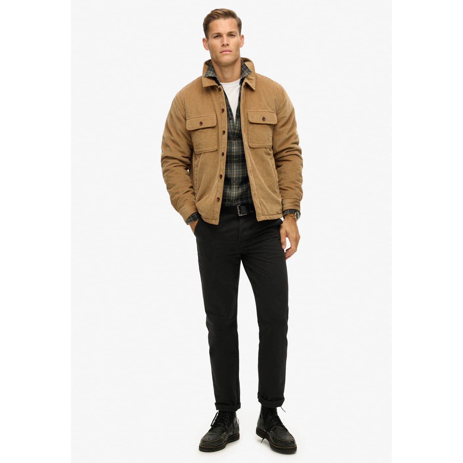 Superdry Surplus Cord Quilt Overshirt