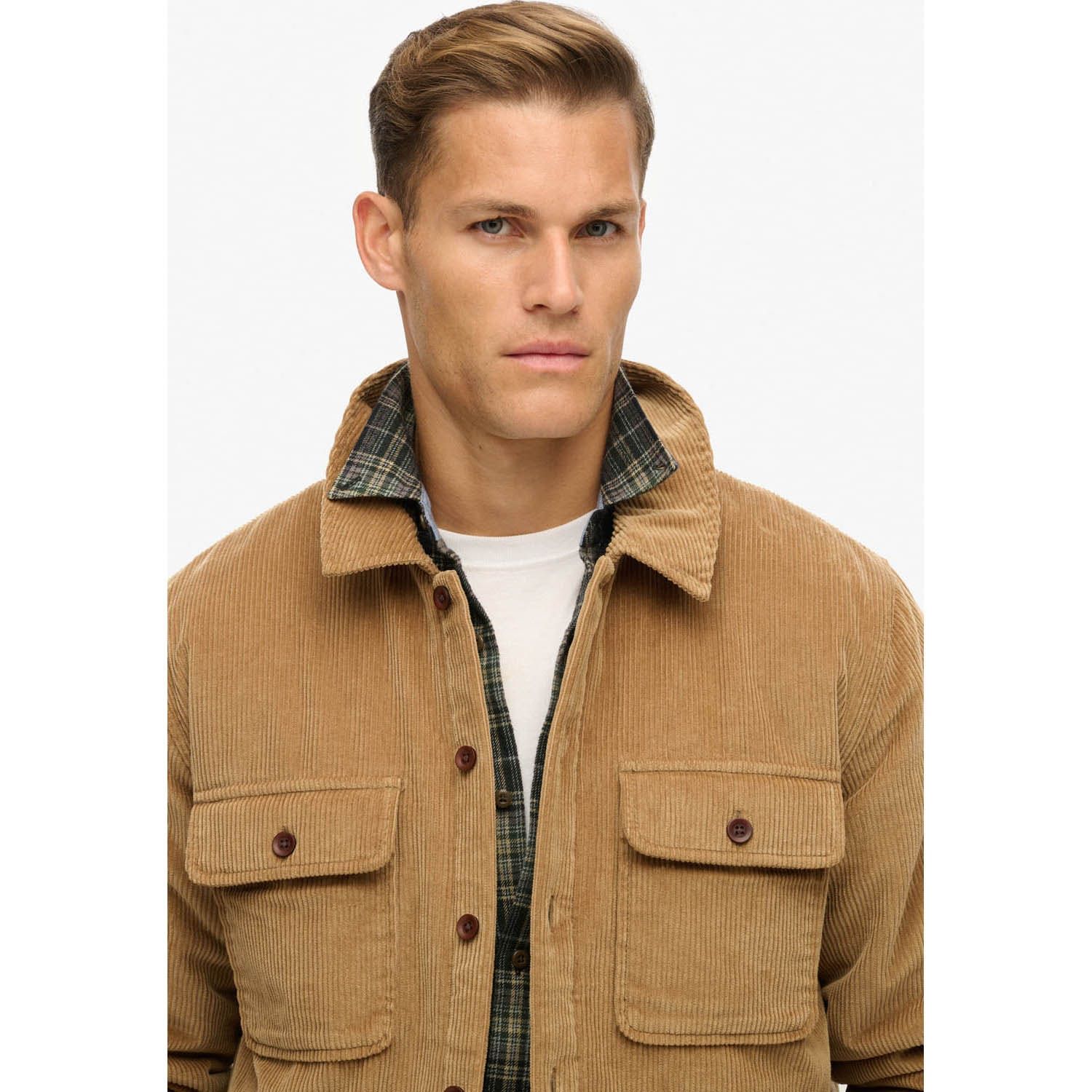 Superdry Surplus Cord Quilt Overshirt