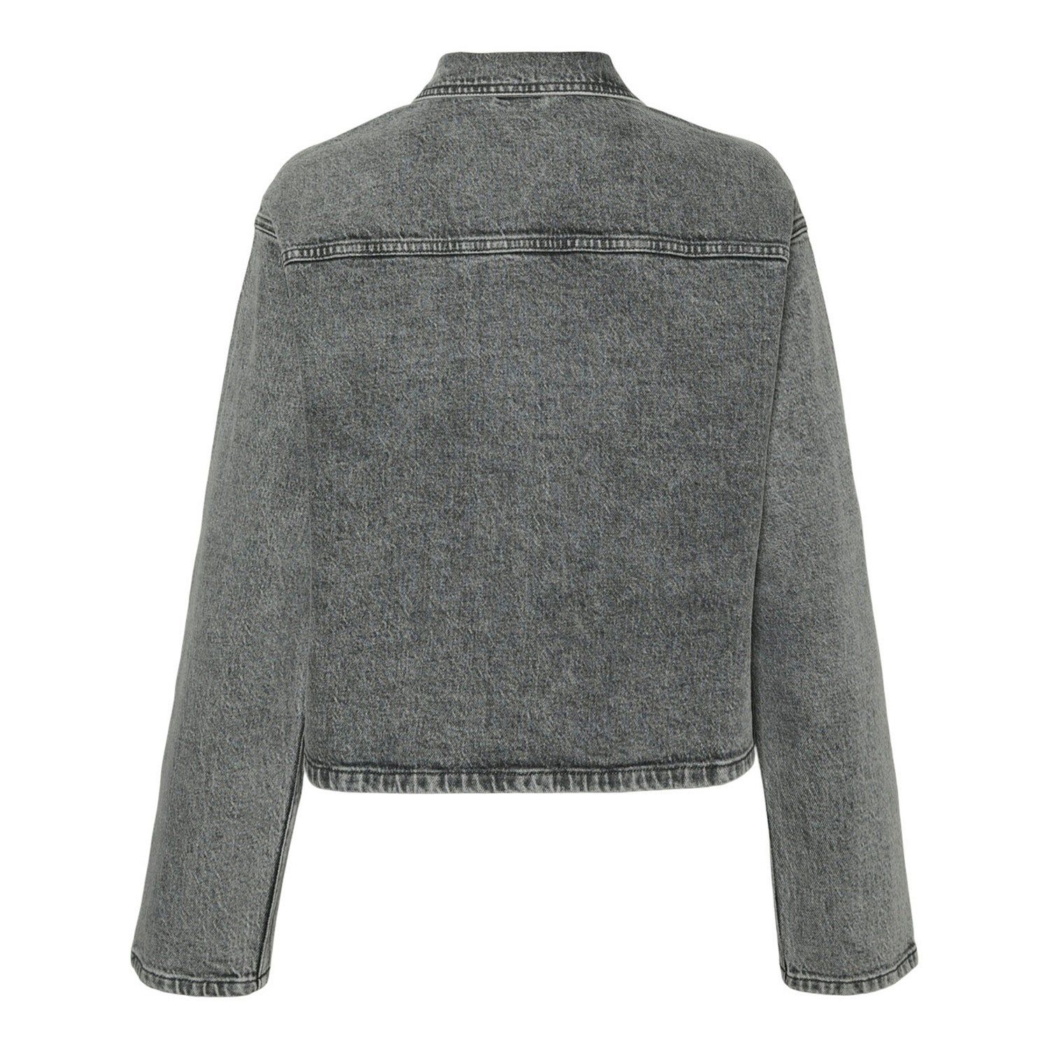 Vero Moda Ellas Long Sleeve Studs Denim Shirt