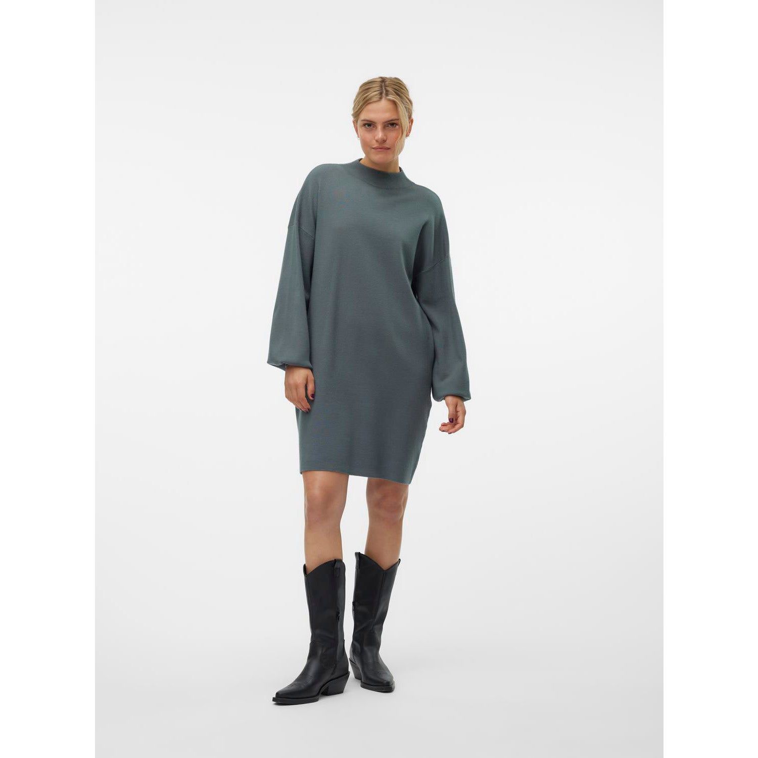 Vero Moda Nancy Long Sleeve Funnelneck Dress