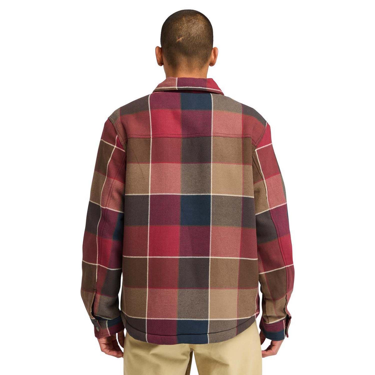 Timberland Sherpa Lined Plaid Overshirt