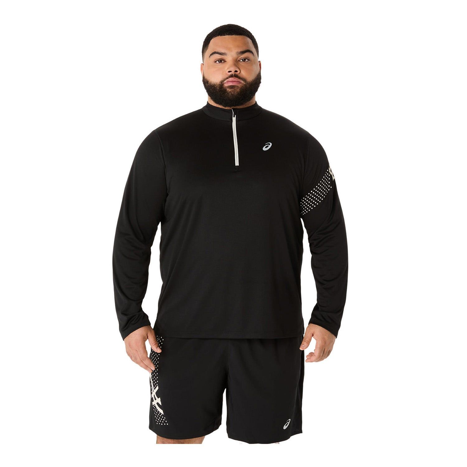ASICS Icon 1/2 Long Sleeve Zip-Top Heren