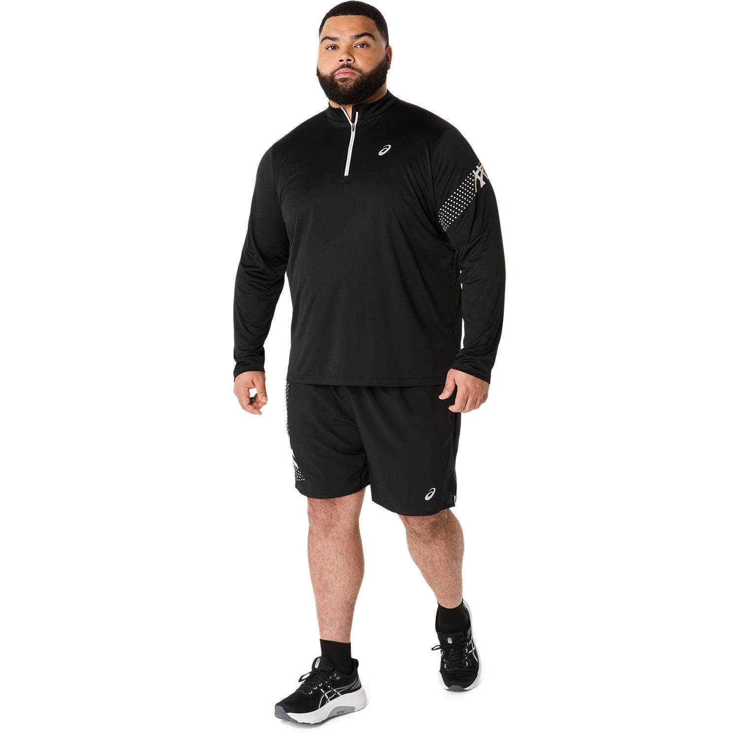 ASICS Icon 1/2 Long Sleeve Zip-Top Heren