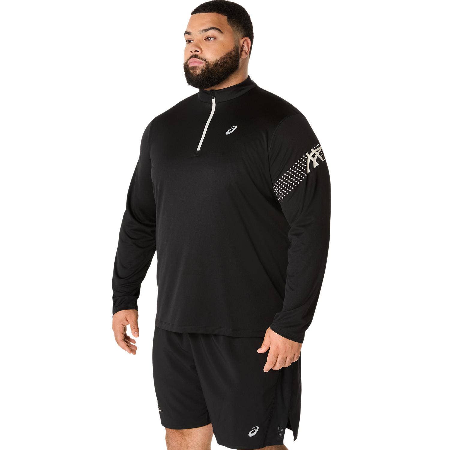 ASICS Icon 1/2 Long Sleeve Zip-Top Heren