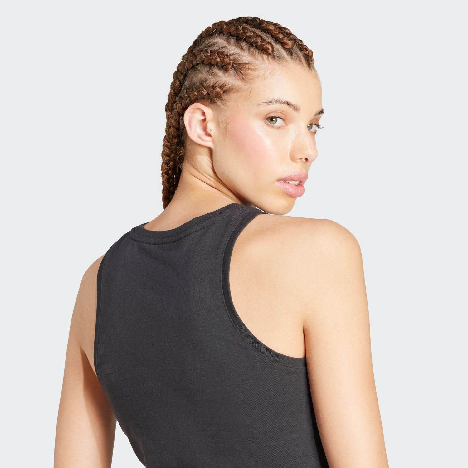 adidas Essentials Linear Slim Cotton Tanktop