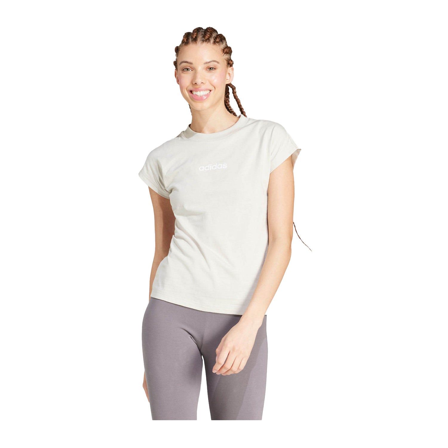 adidas  Essentials Linear Cotton T-shirt