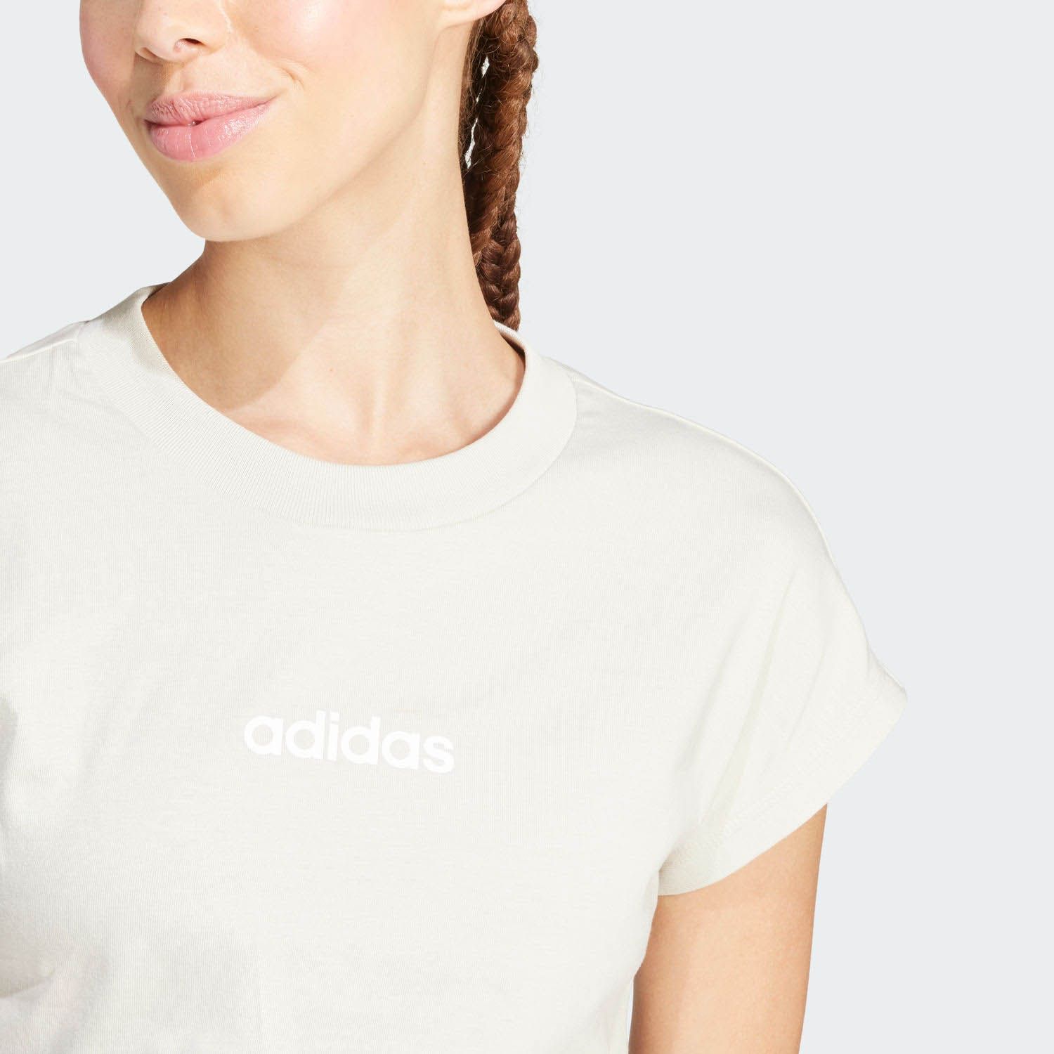 adidas  Essentials Linear Cotton T-shirt