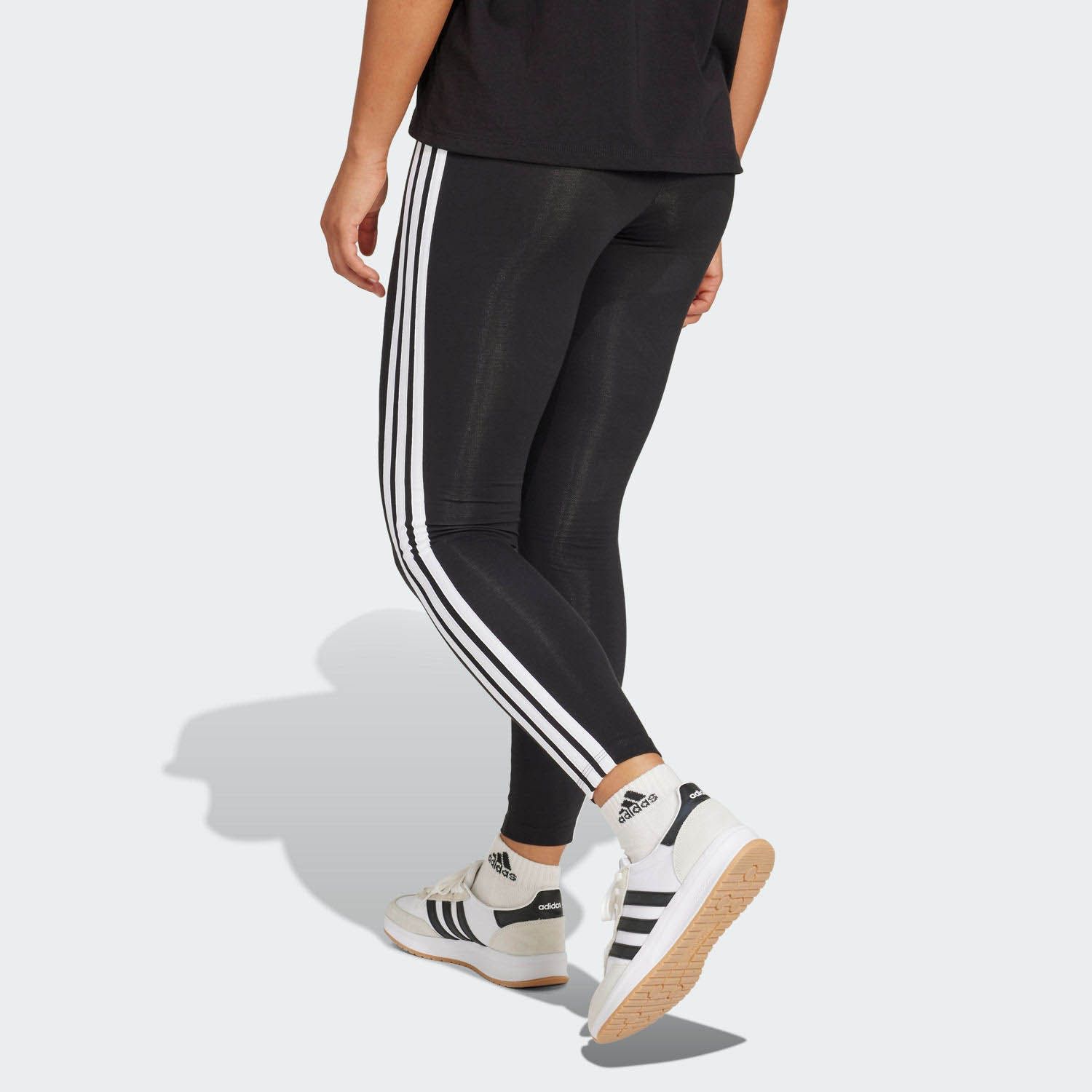 adidas Essentials 3-Stripes Cotton Leggings